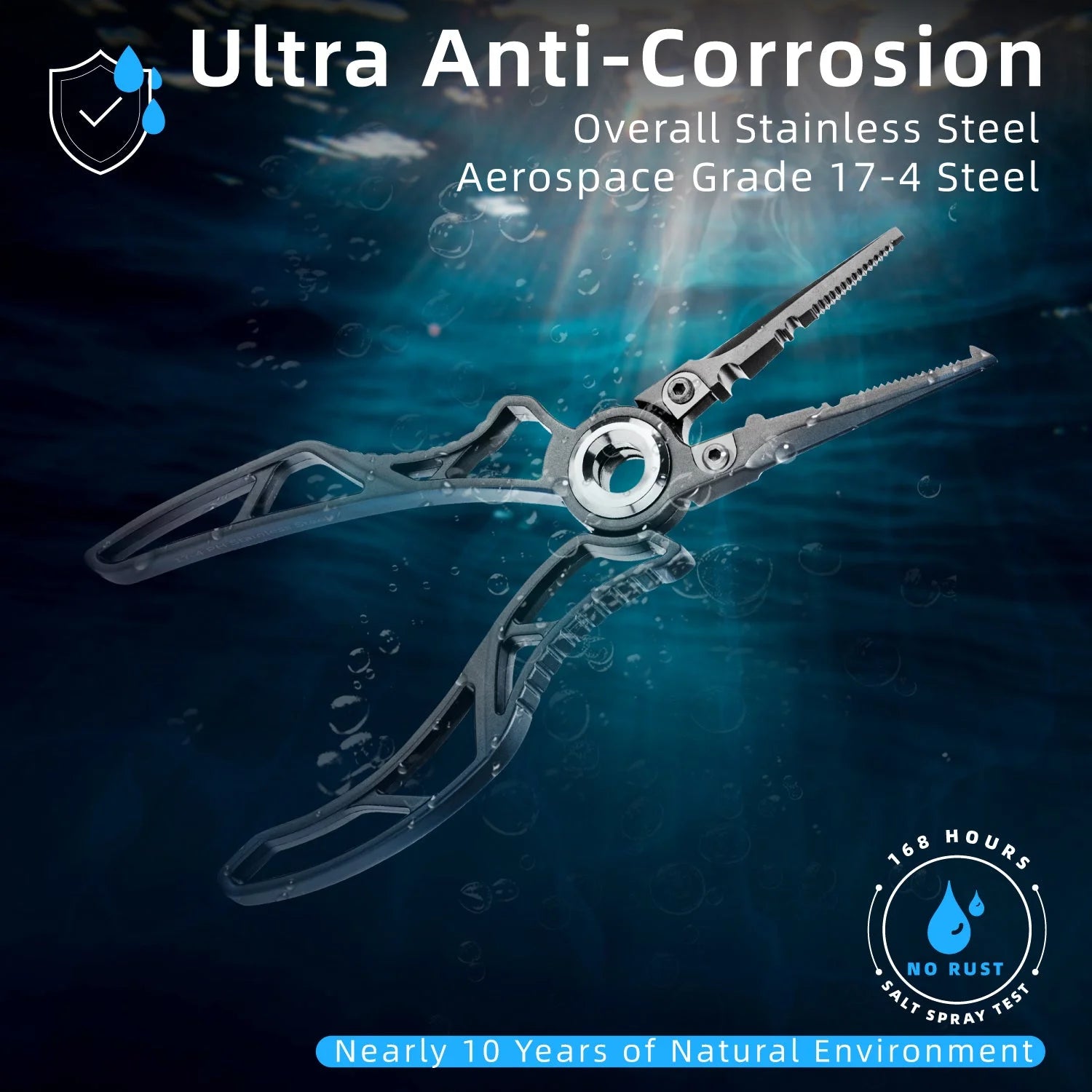 Gomexus Exoskeleton Stainless Steel Fishing Pliers