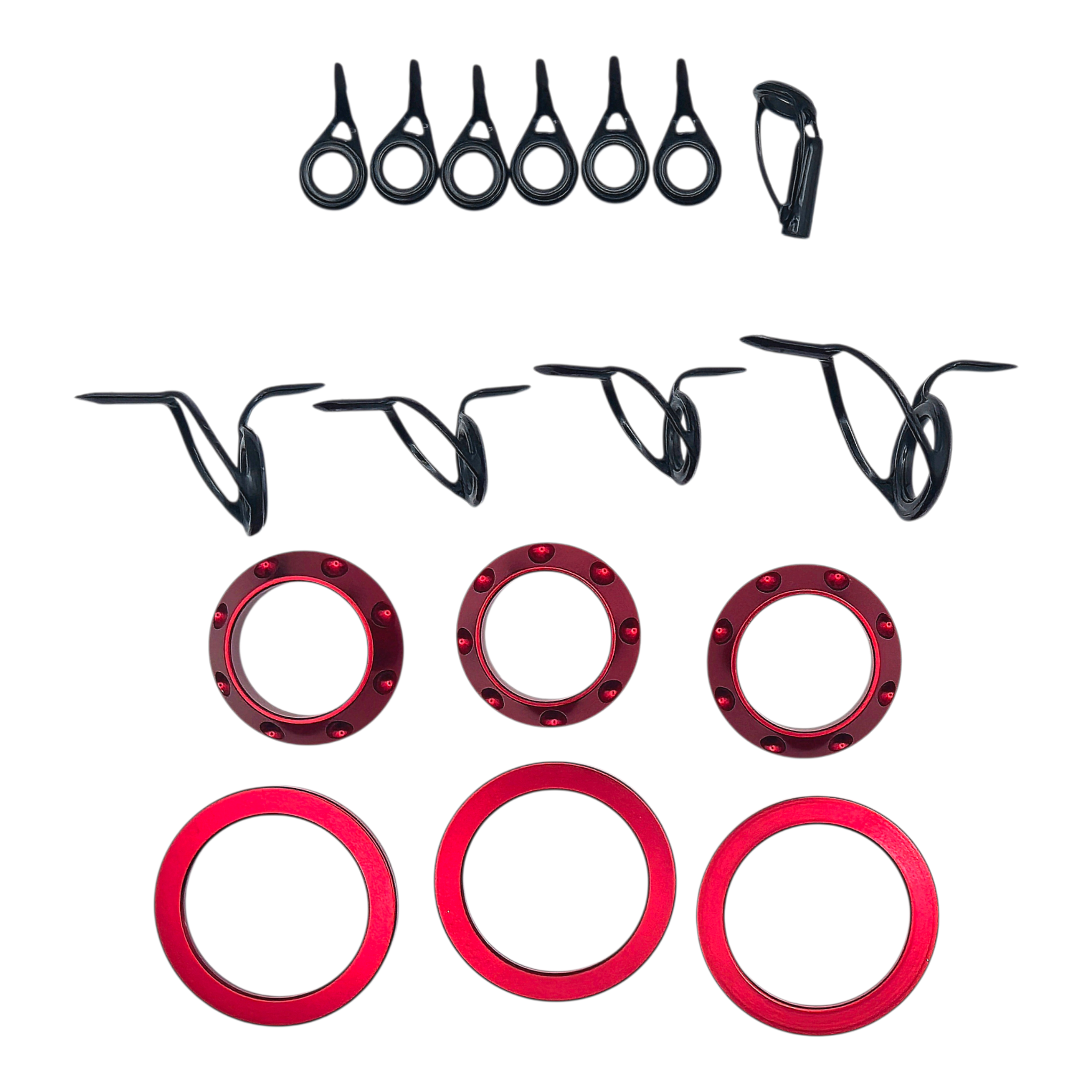 ALPS® guide and trim ring components included with the Grand Cru 6'6" rod blank trim kit