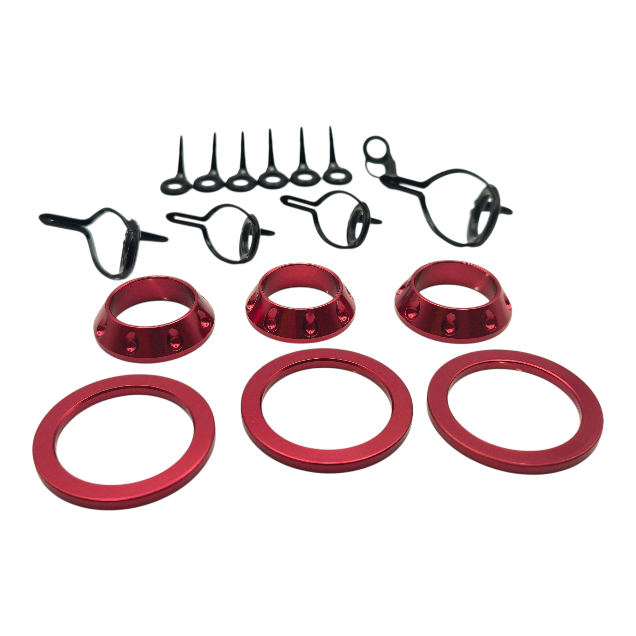 ALPS® guide and trim ring components included with the Grand Cru 6'6" rod blank trim kit