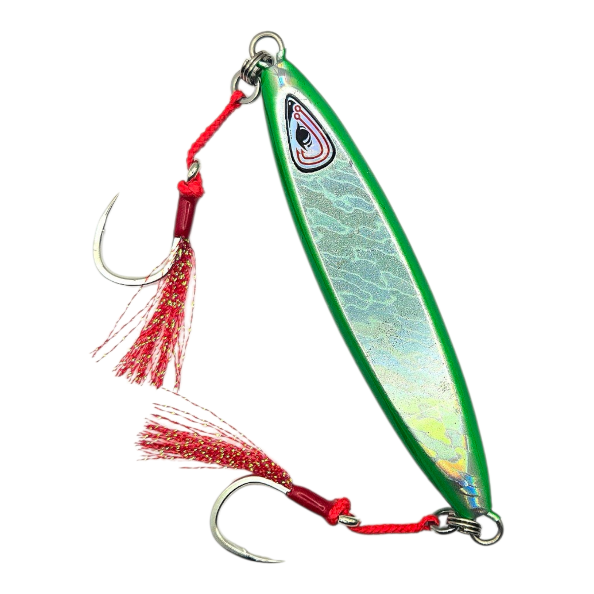 One Drop Green/Silver Glow Slow Pitch Jig