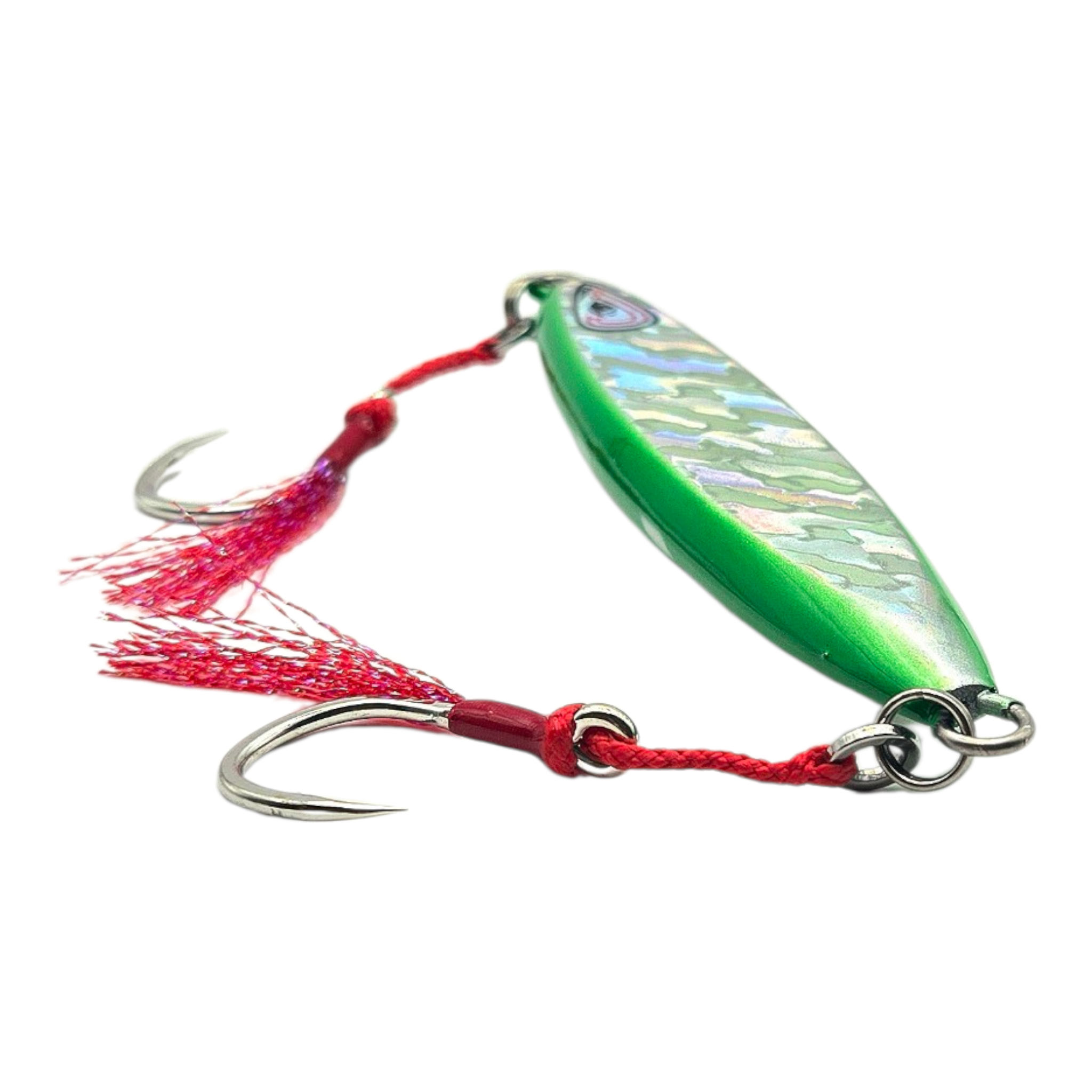 One Drop Green/Silver Glow Slow Pitch Jig