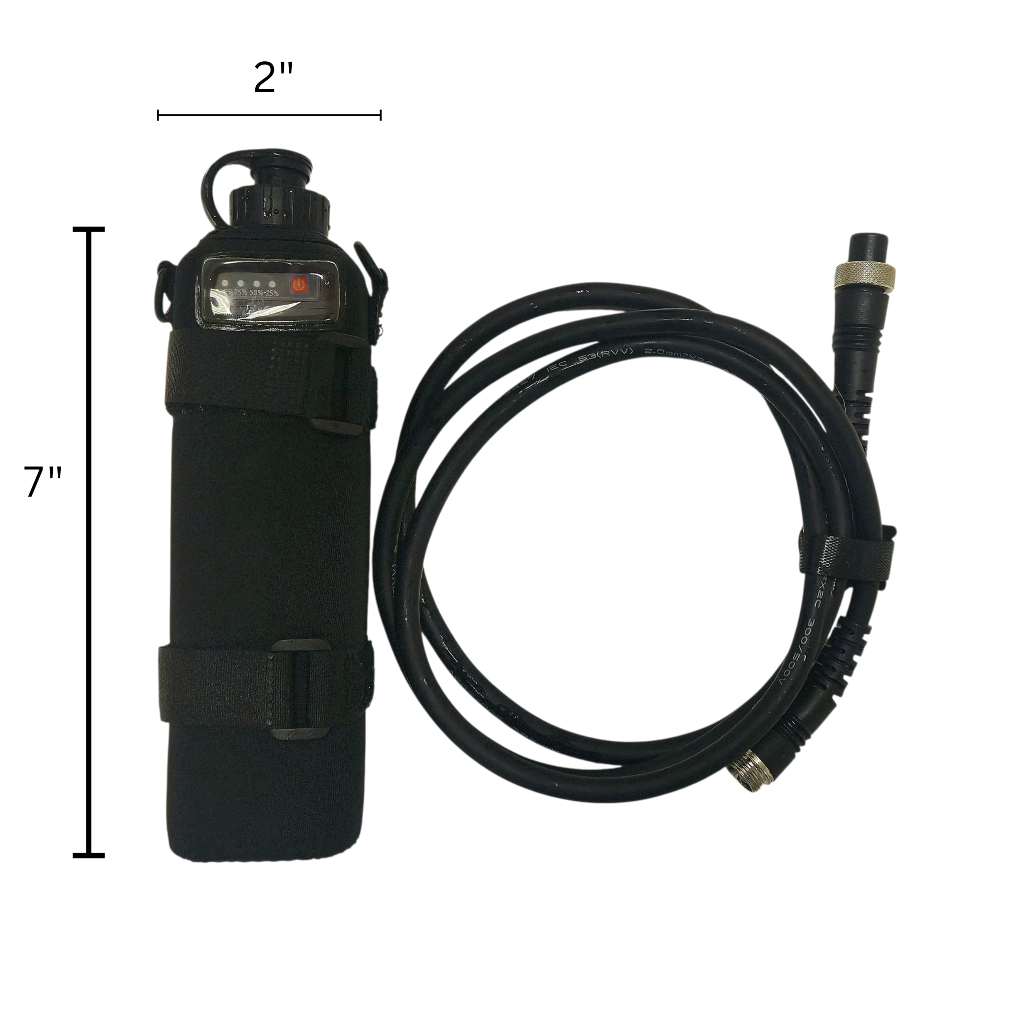 14.8V 10,000mAh Cylindrical Lithium Battery Pack – Compact Power for Electric Reels