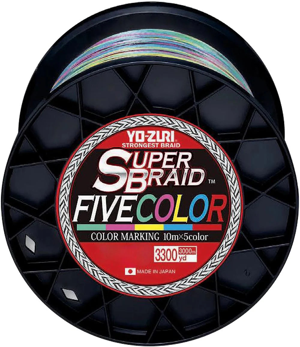 Yo-Zuri SuperBraid Five Color 3300yds.
