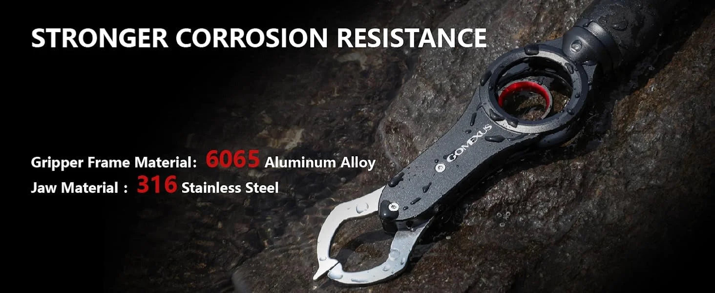 Gomexus Aluminum Fish Gripper with Scale