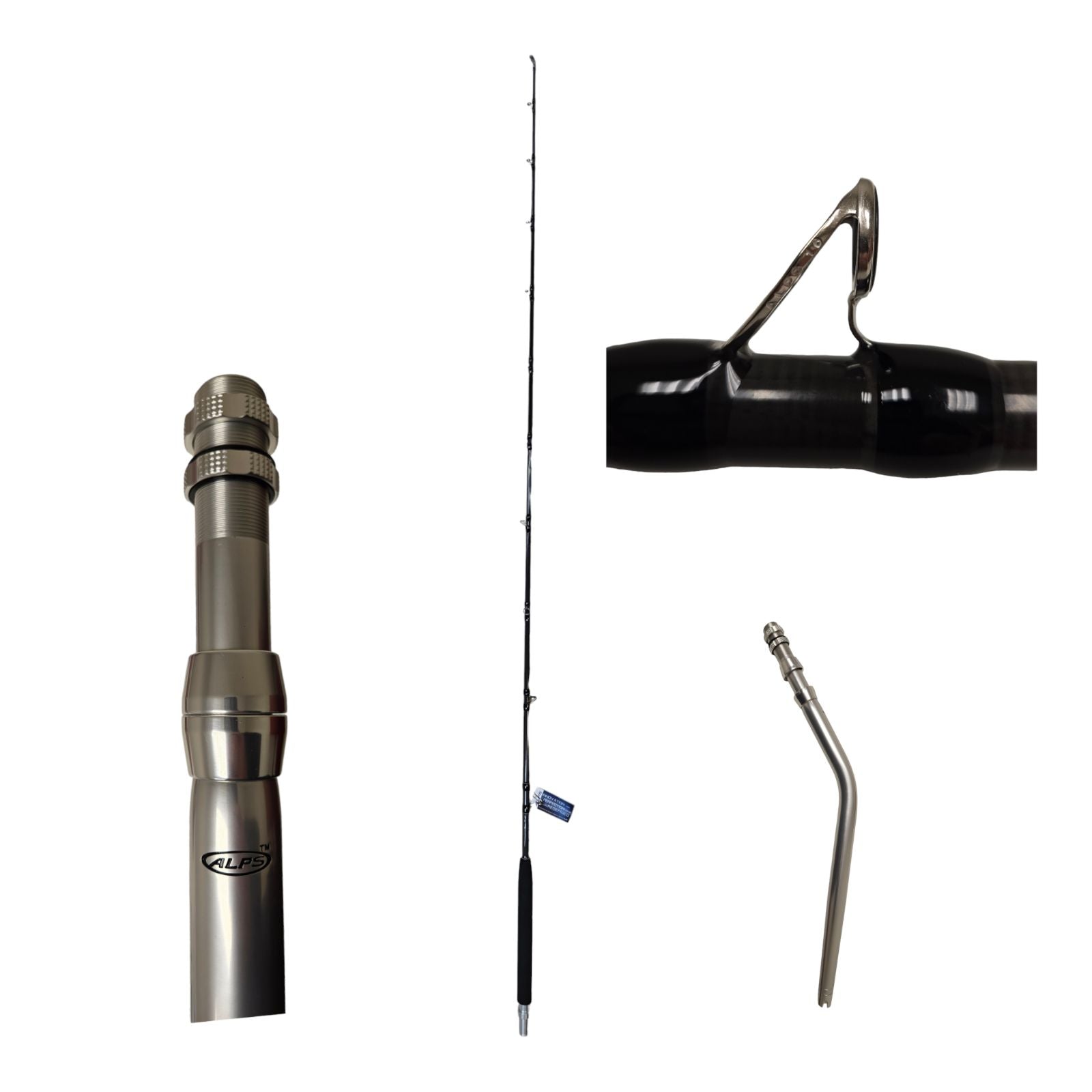 Witch Doctor™ Pulley Ridge Edition Graphite/Glass Bent Butt Rod (Top Only)