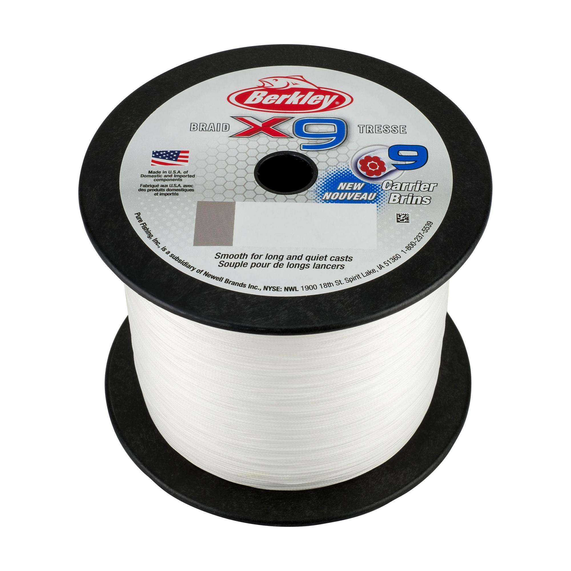 Berkley x9 Braid Fishing Line - Crystal Berkley x9 Braid Fishing Line - Crystal