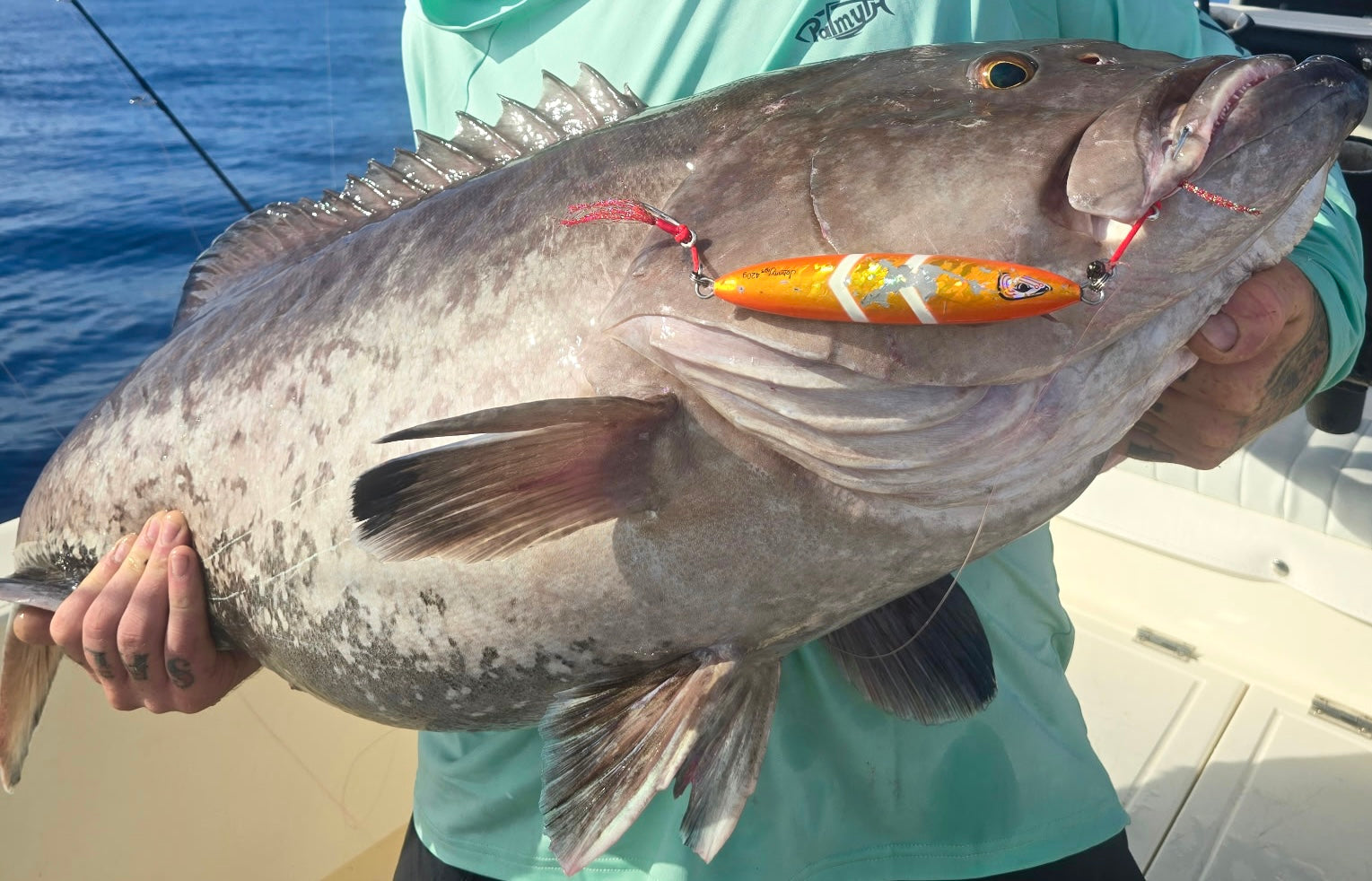 One Drop Orange/Gold Glow Slow Pitch Jig