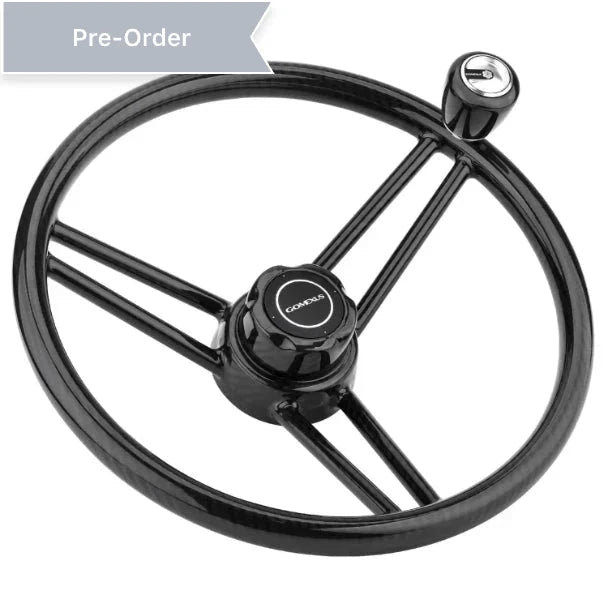 Gomexus Boat Steering Wheel Carbon Fiber 13.5″