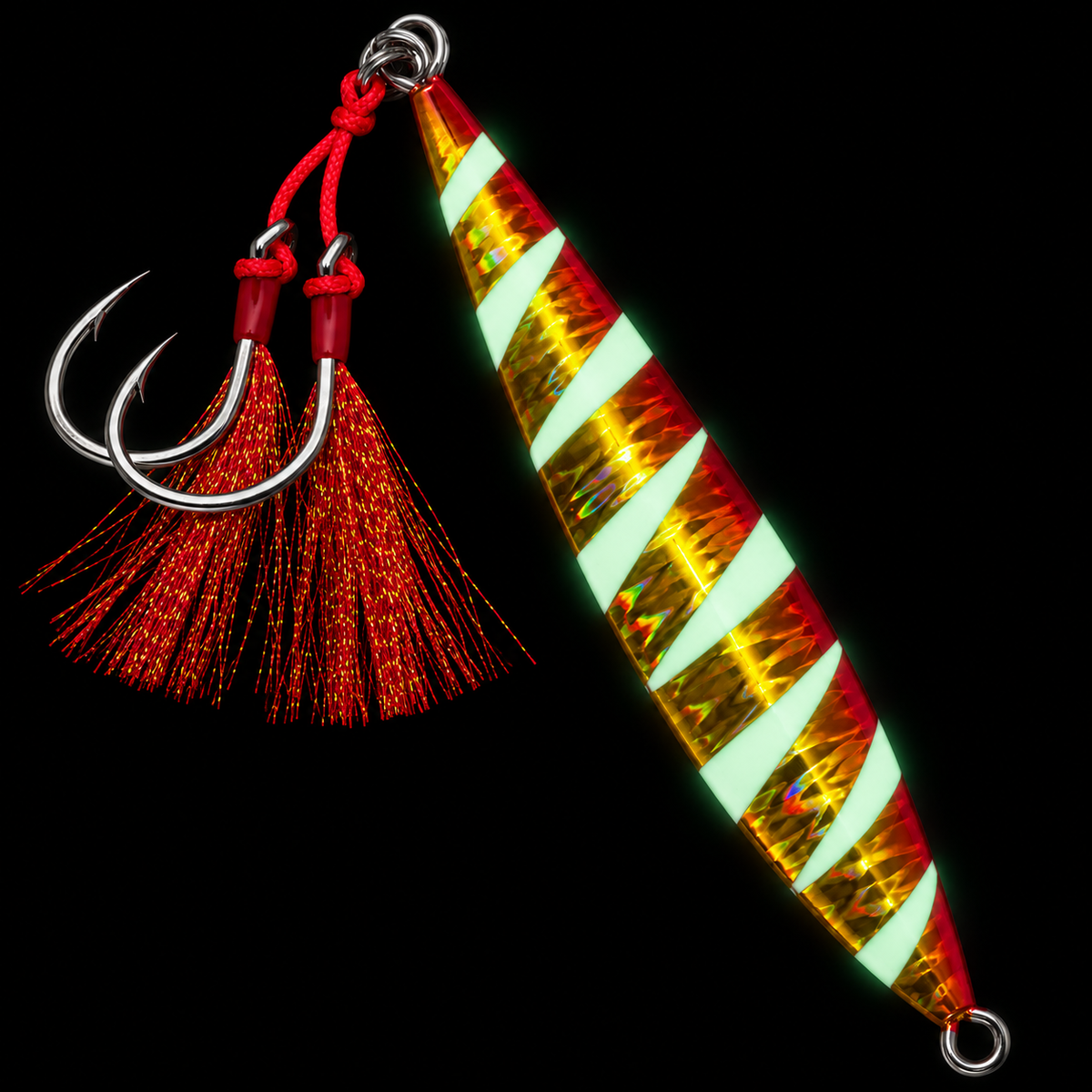 Super Sonic Gold/Red Slow Pitch Jig