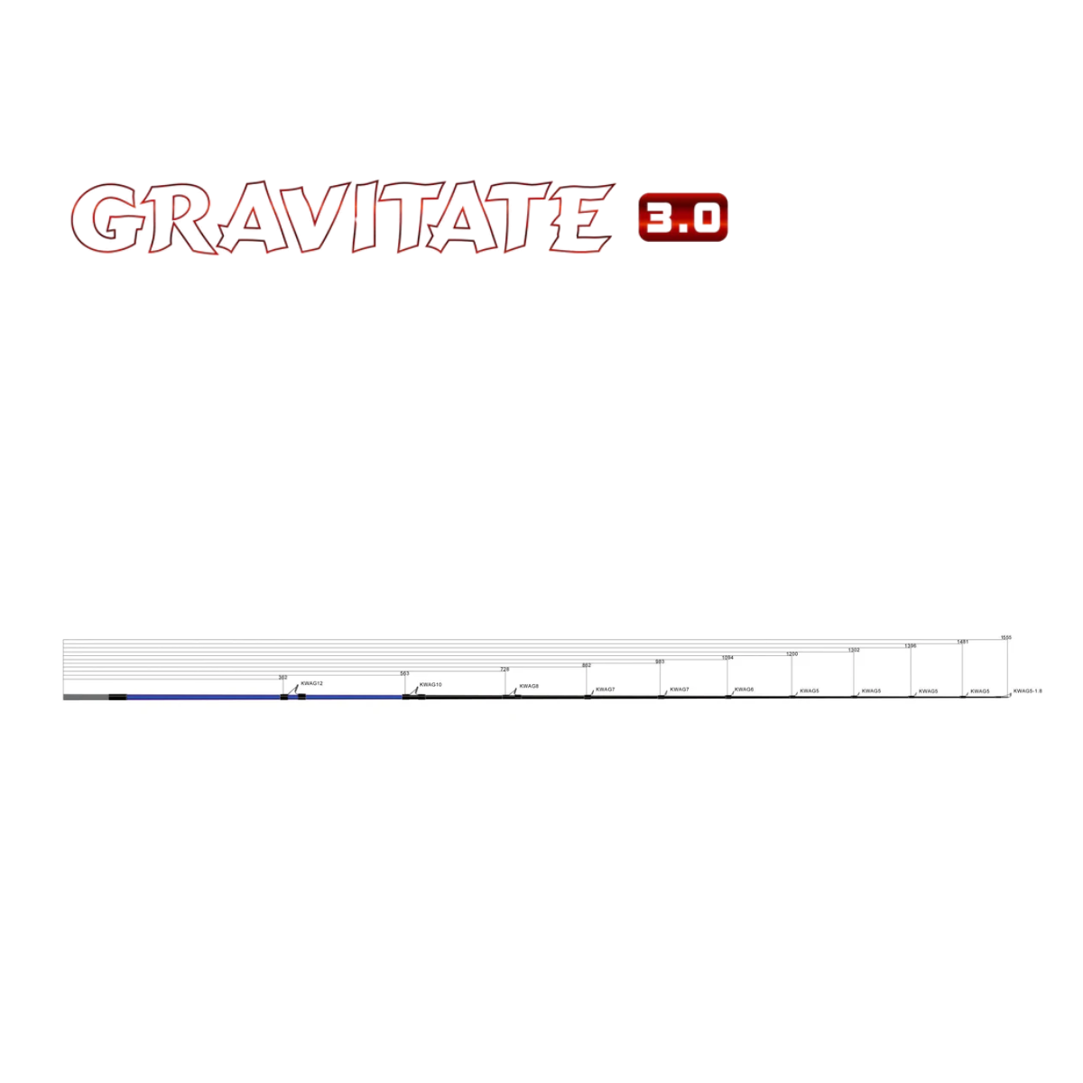 Rod Blank — Temple Reef Gravitate