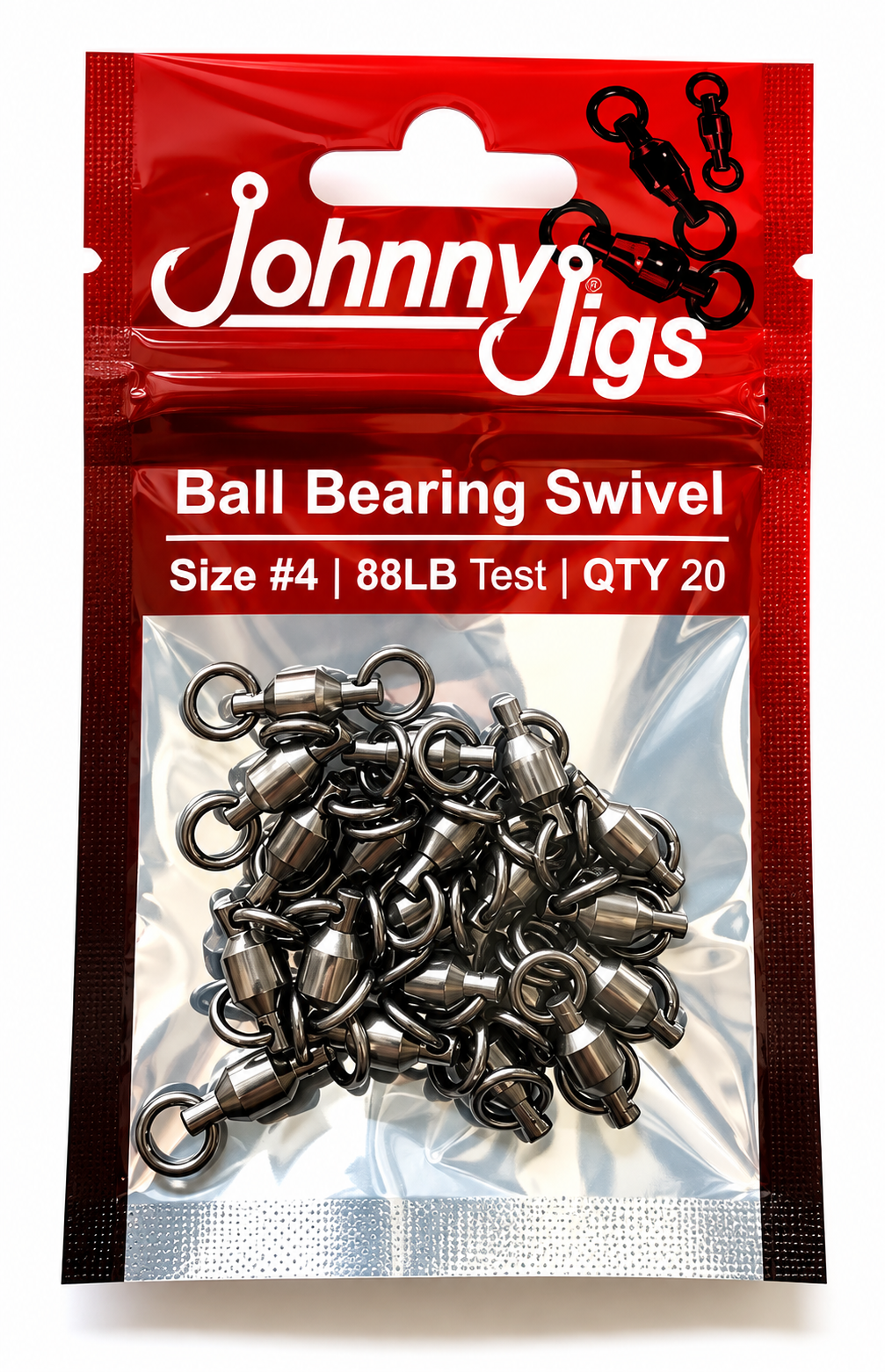Johnny Jigs® Ball Bearing Swivel