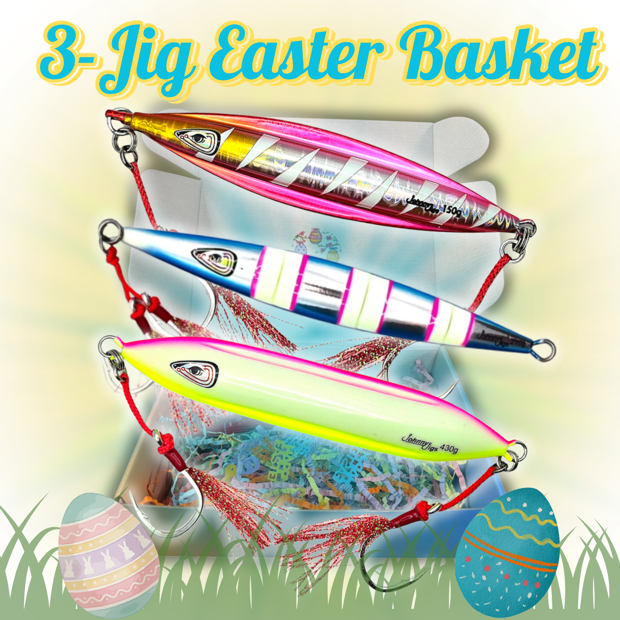Johnny Jigs® 3-Jig Easter Basket