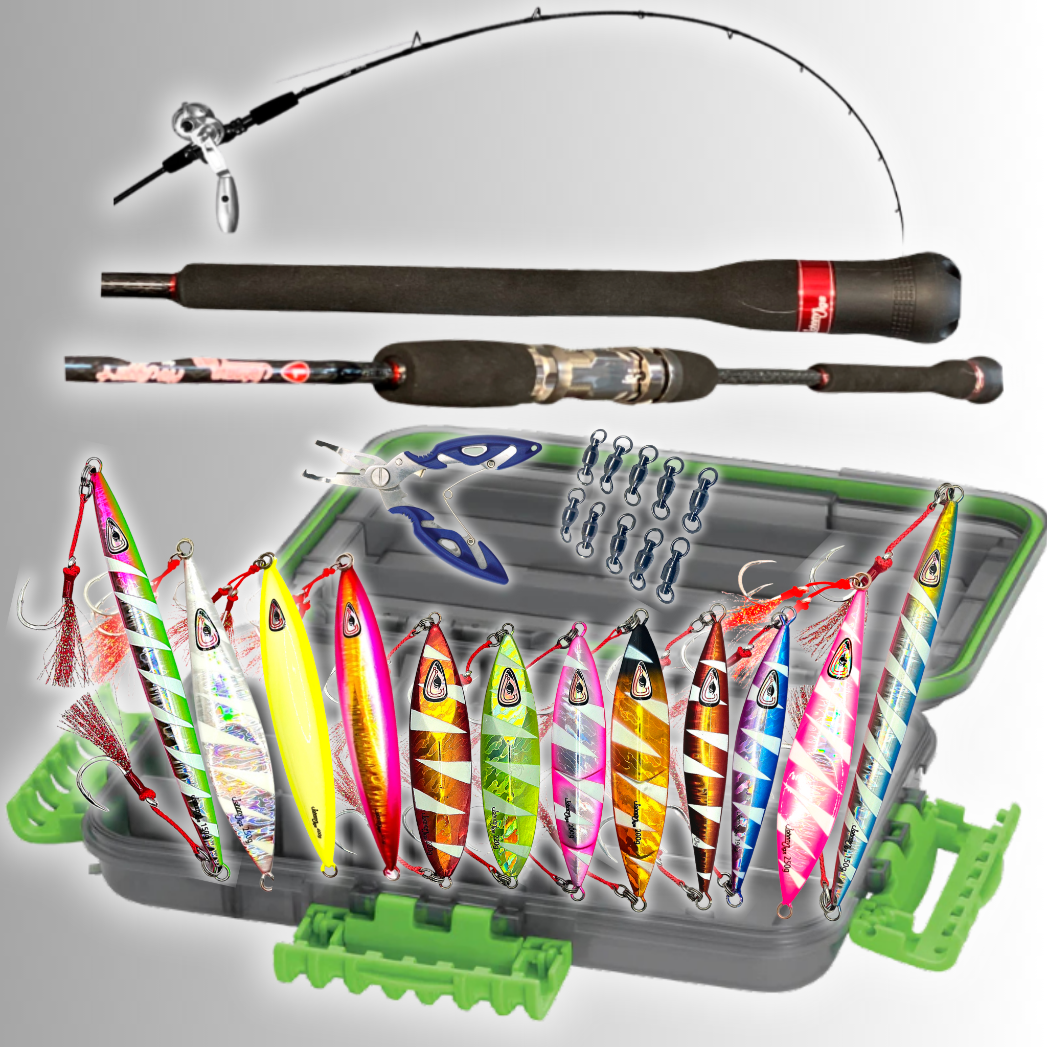 Johnny Jigs® Pro Jigger® PLUS Micro Jig Bundle | Micro Jigging Setup