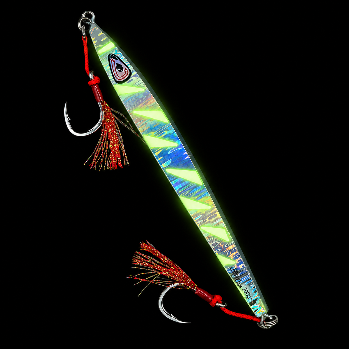 Flatty Silver Glow Slow Pitch Jig