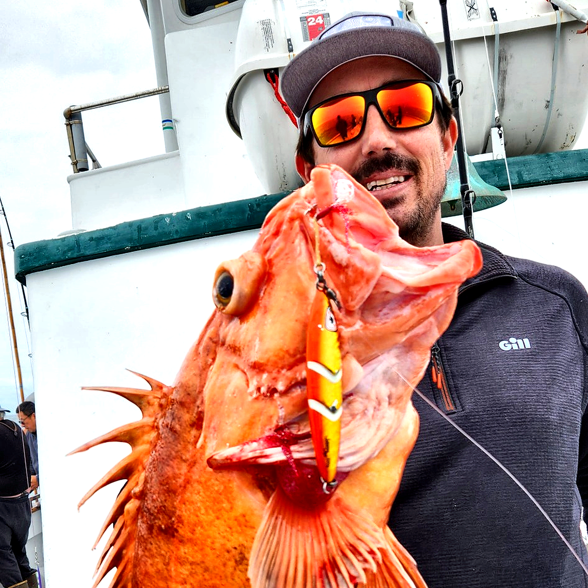 One Drop Orange/Gold Glow Slow Pitch Jig