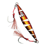 Flat Back Gold/Red Glow Slow Pitch Jig