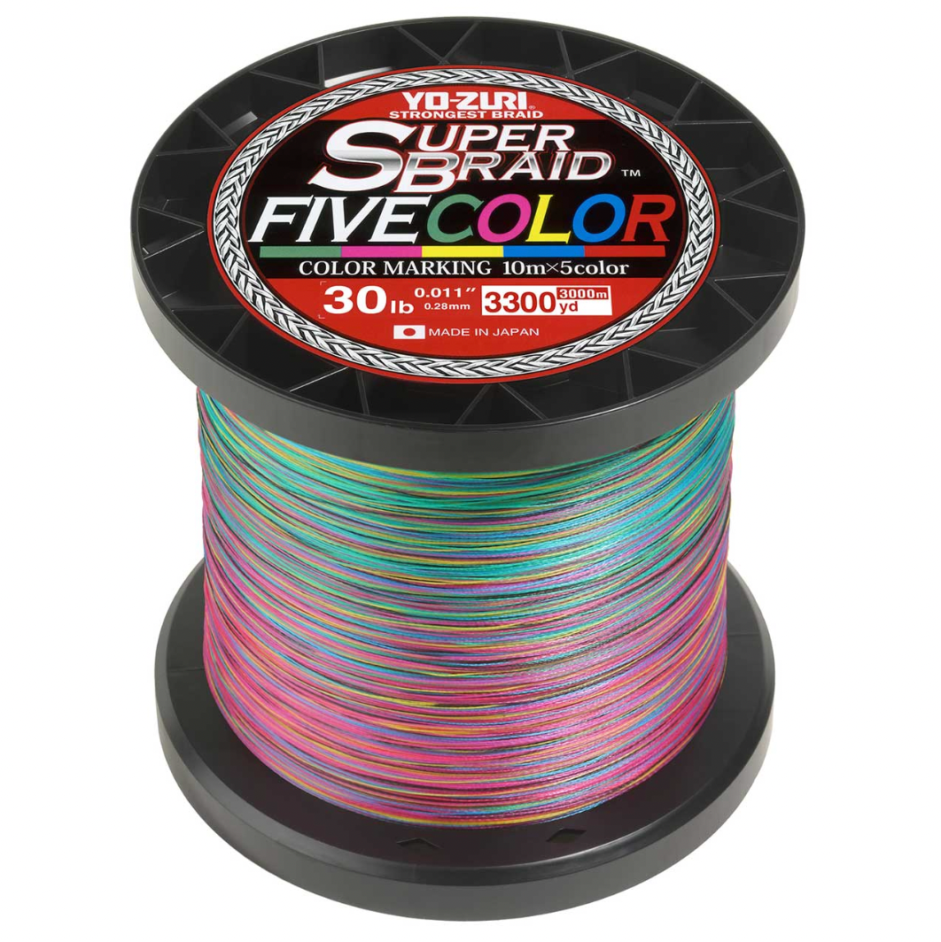 Yo-Zuri SuperBraid Five Color 3300yds.