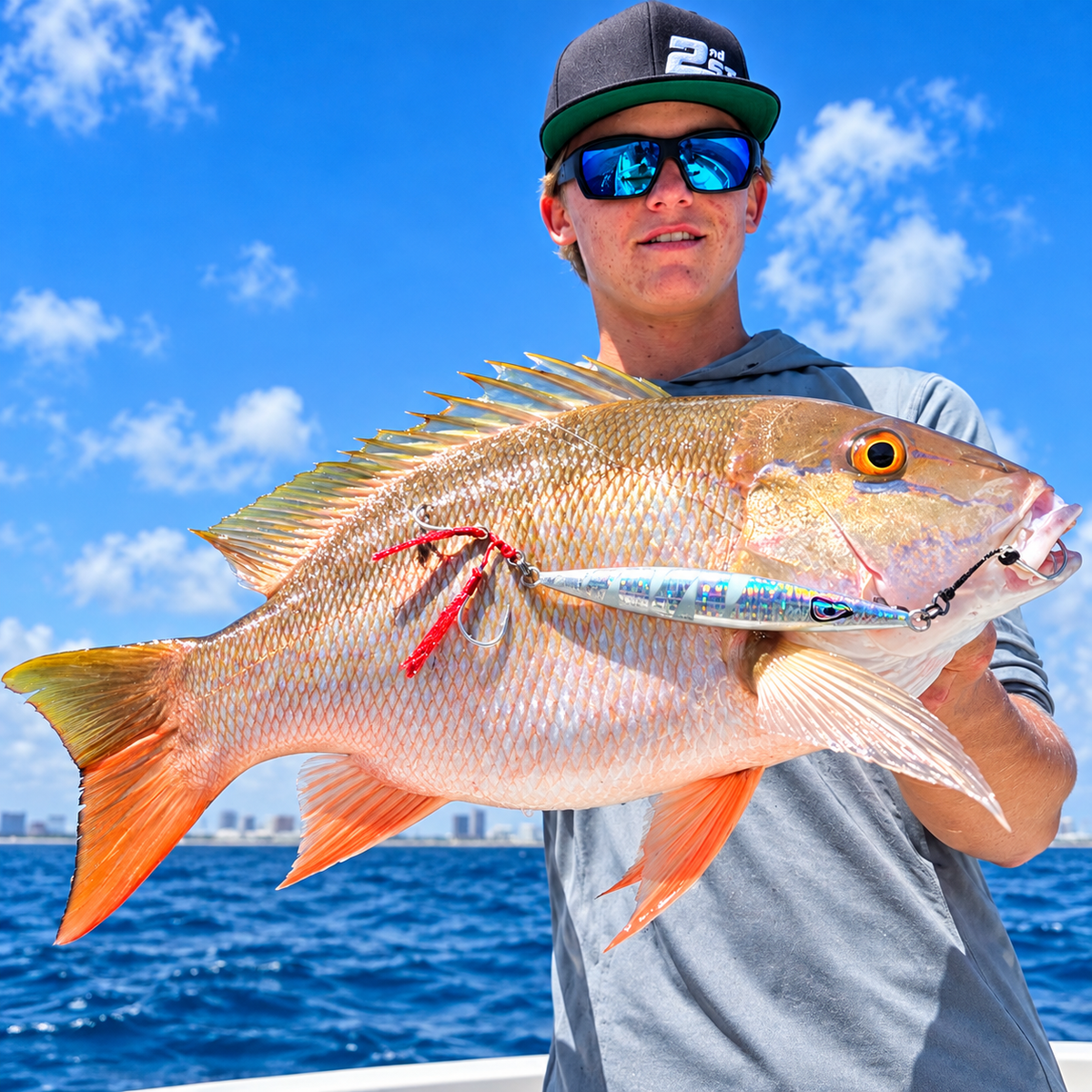 Tuna Teaser Silver Glow Slow Pitch Jig