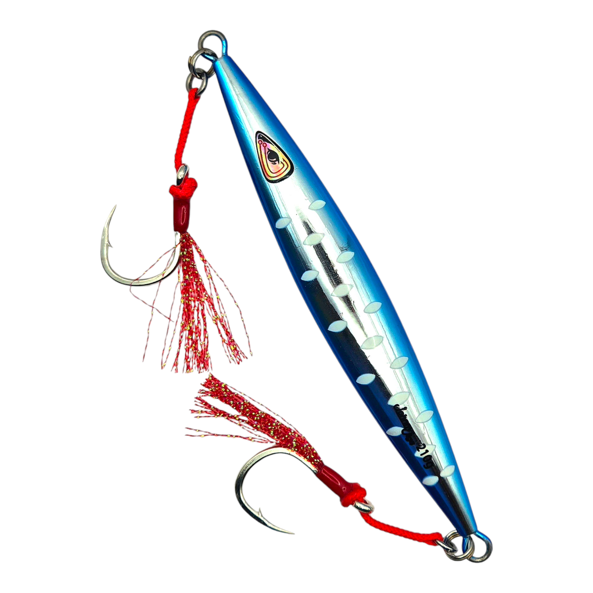 Tuna Teaser Blue/Pink Glow Slow Pitch Jig - Main Image