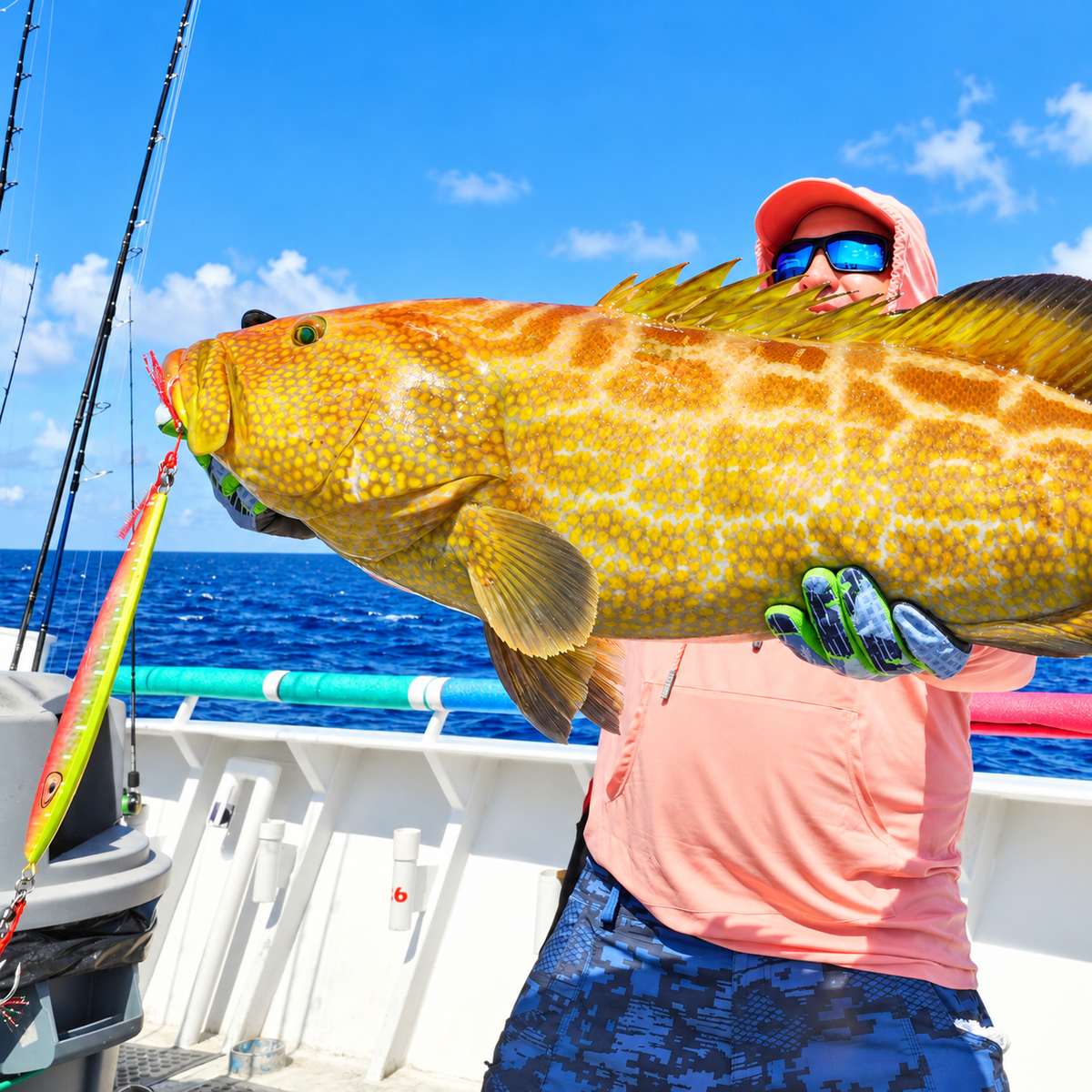 Flatty Watermelon Slow Pitch Jig