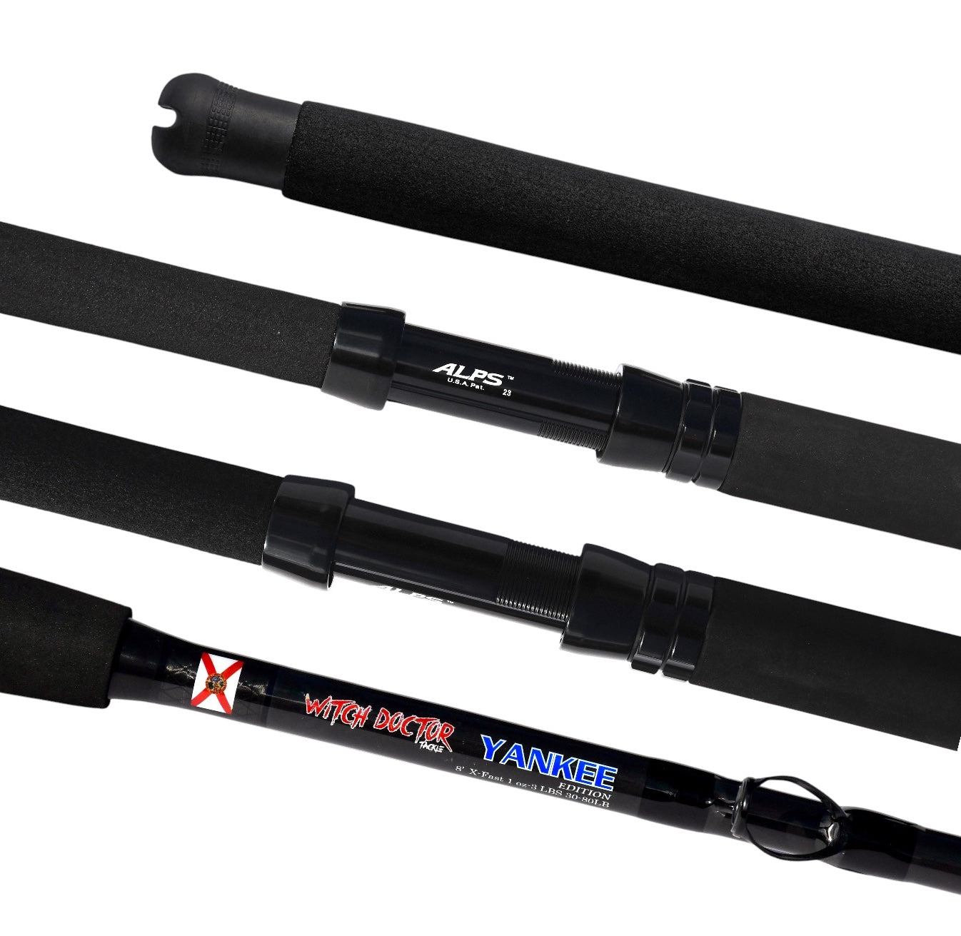 Witch Doctor™ Yankee Edition Graphite/Glass Bait Rod