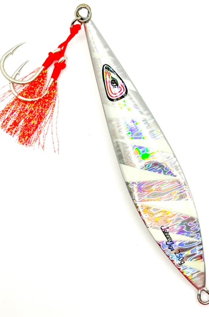 Super Sonic Silver/Glow Slow Pitch Jig - High-Performance