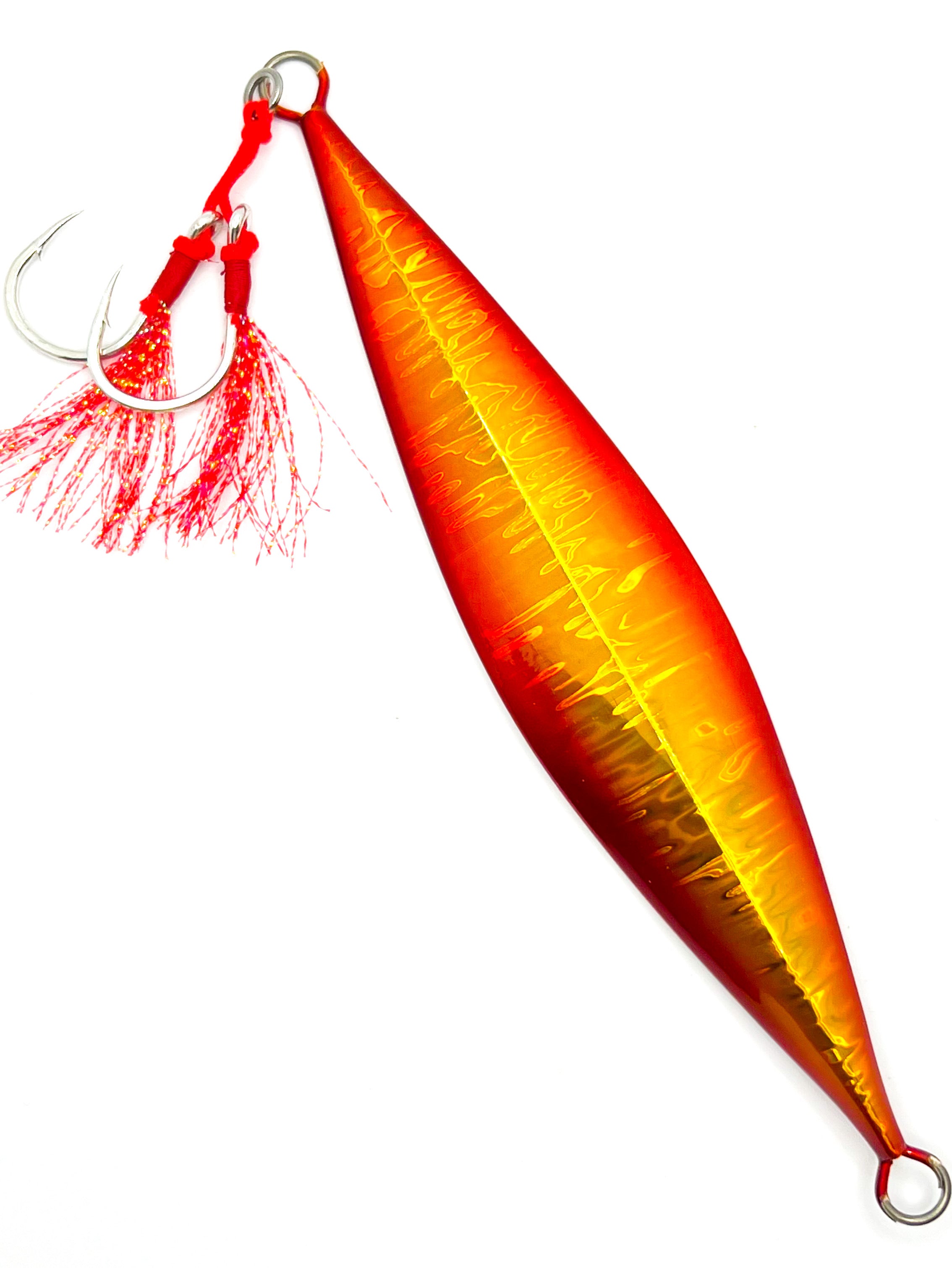 Rabbit Ear Gold/Red Slow Pitch Jig