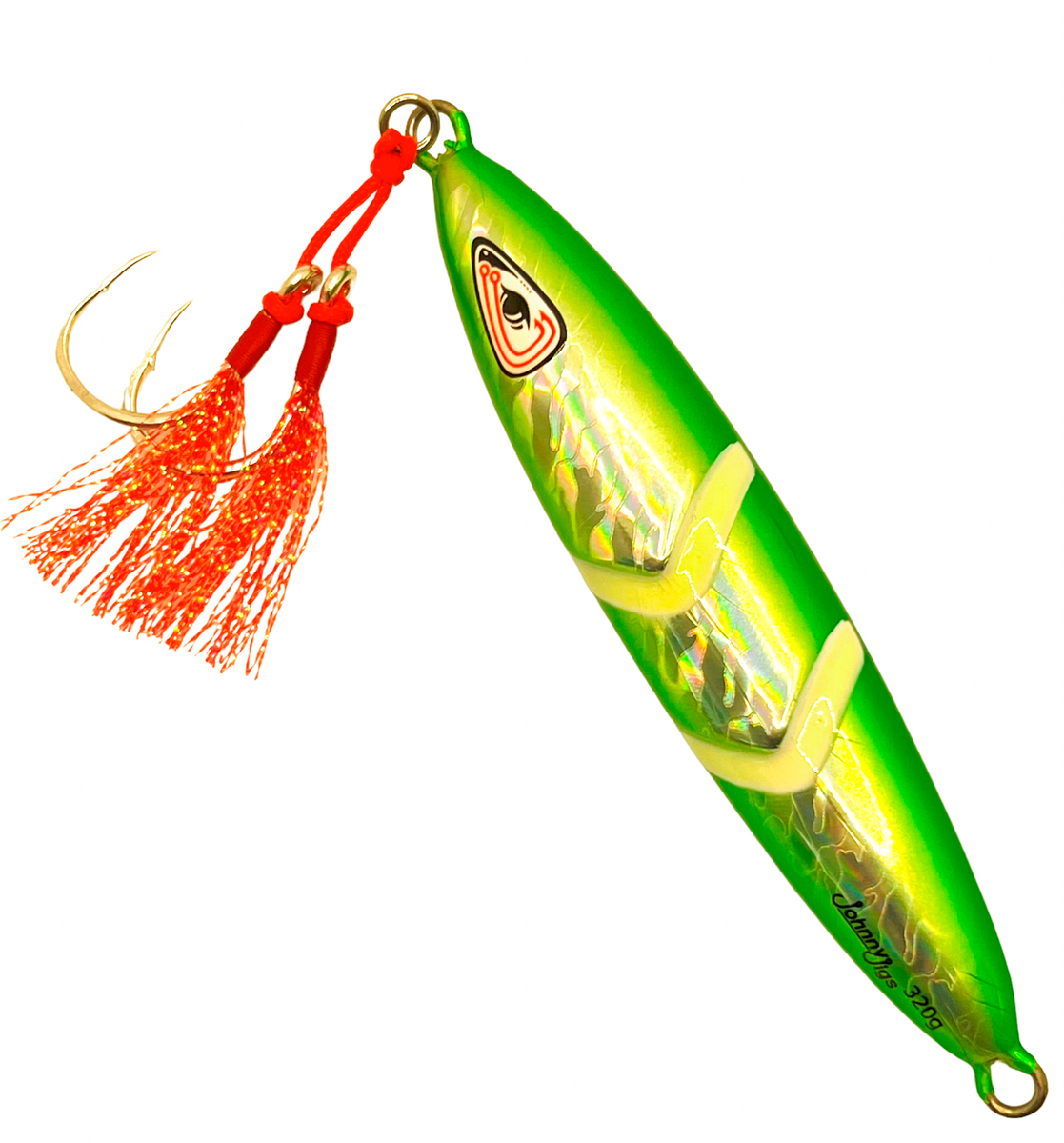 Slow Pitch Jig | Johnny Jigs | Green & Gold 150g