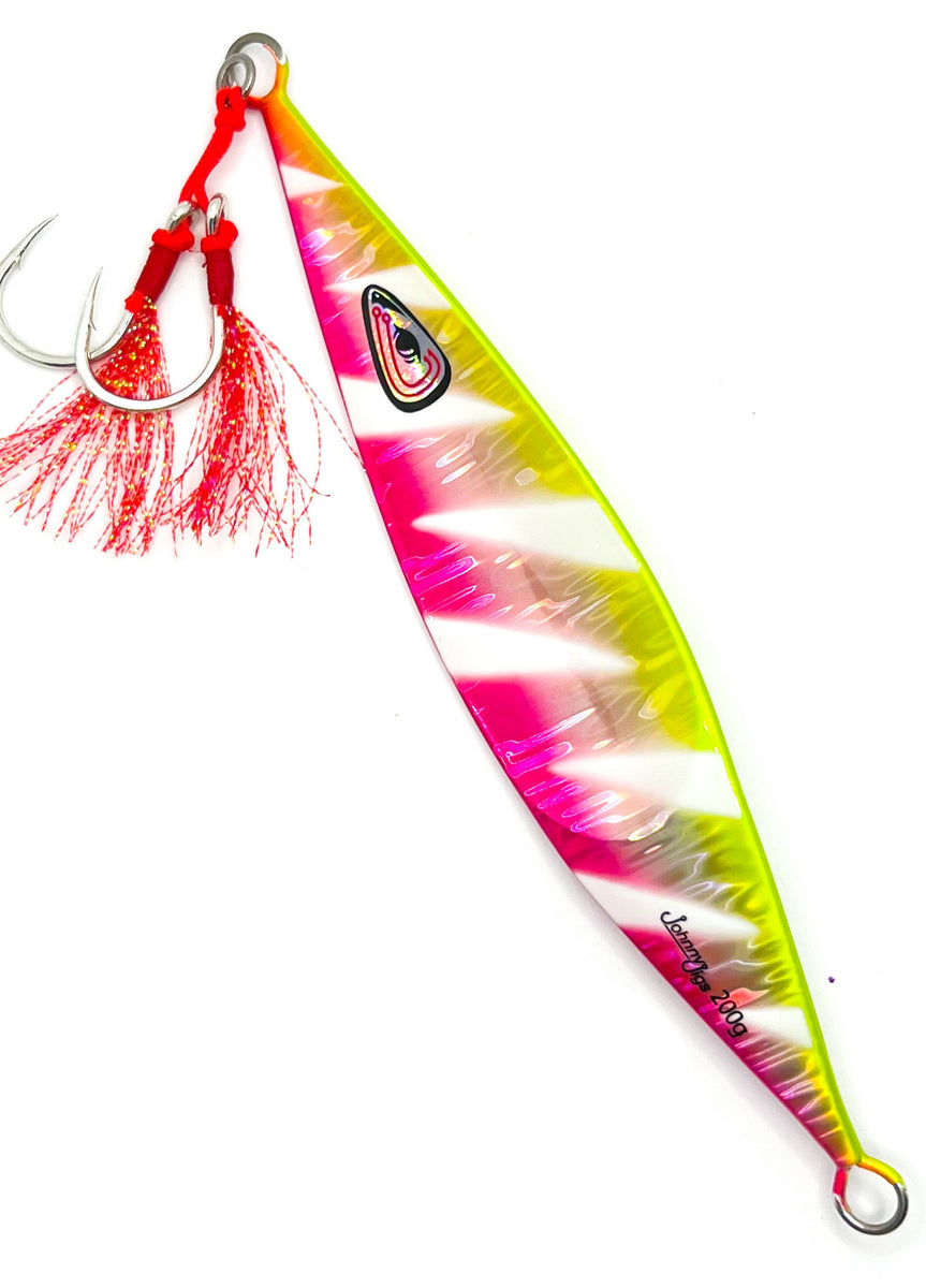 Rabbit Ear Watermelon Slow Pitch Jig Johnny Jigs