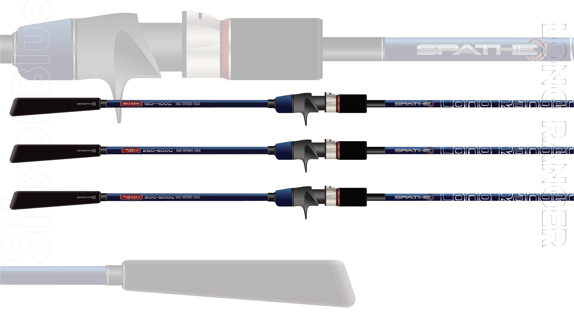 best rods for shimano charter special Spathe Long Ranger 2-Piece 7'8" Heavy