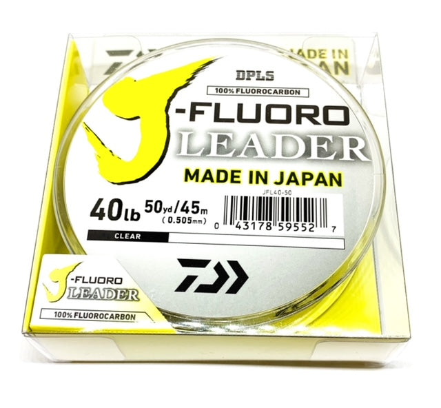 Daiwa J-Fluoro Fluorocarbon Leader - 30lb - 50yd