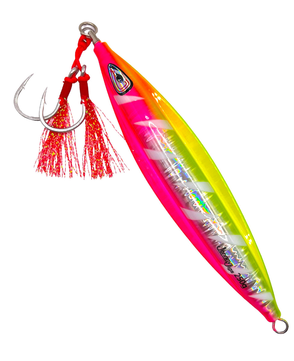 Torpedo Glider UFO Watermelon Glow Slow Pitch Jig Johnny Jigs