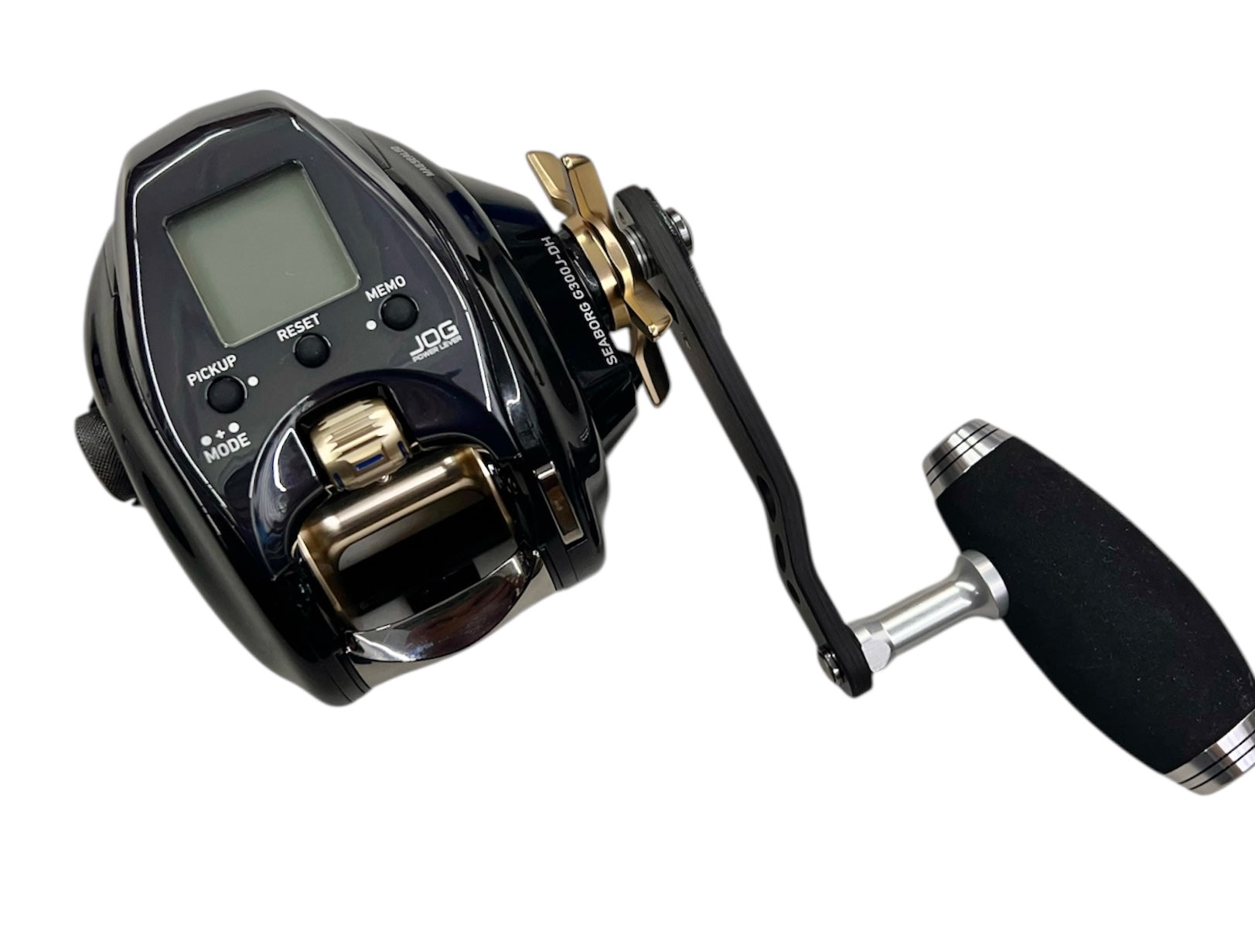 Daiwa Seaborg G300J-DH Electric Reel + Gomexus Power Handle Upgrade