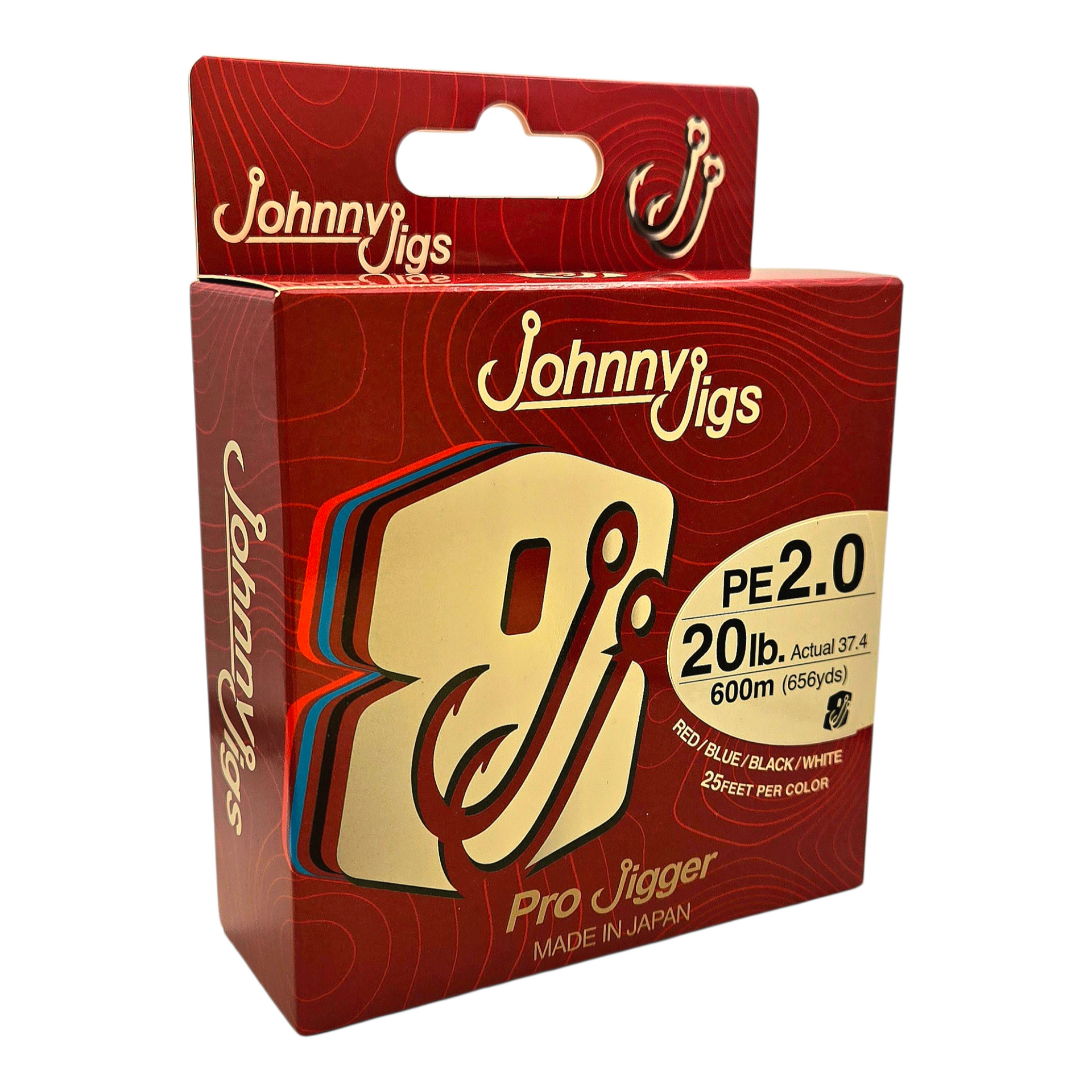 Johnny Jigs® Pro Jigger® Braid X8 | 8-Strand Smooth PE Line Made Johnny Jigs® Pro Jigger® Braid X8 | 8-Strand Smooth PE Line Made