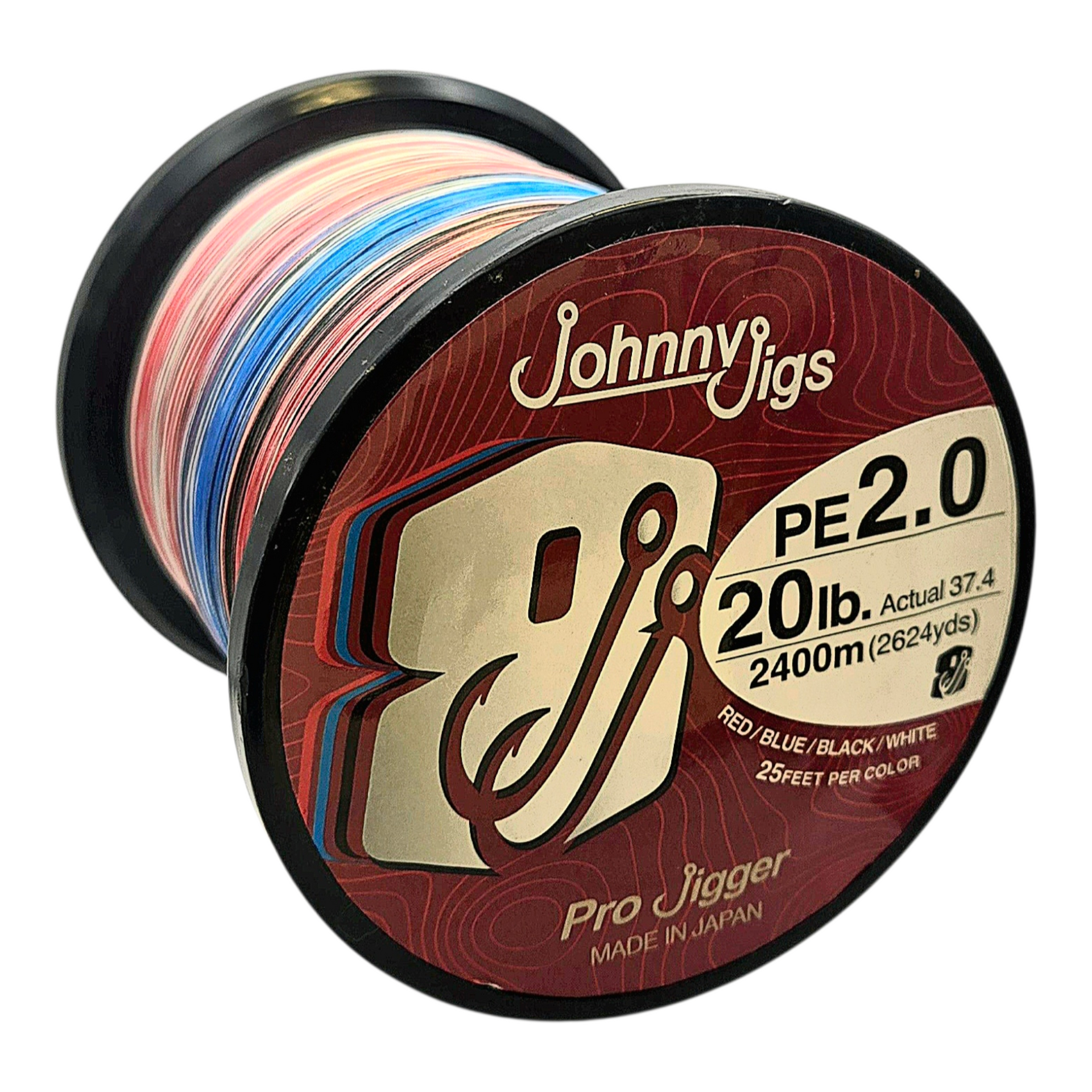 Johnny Jigs® Pro Jigger® Braid X8 | 8-Strand Smooth PE Line Made