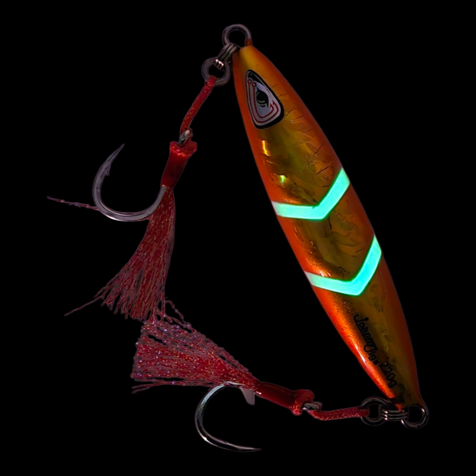 One Drop Orange/Gold Glow Slow Pitch Jig