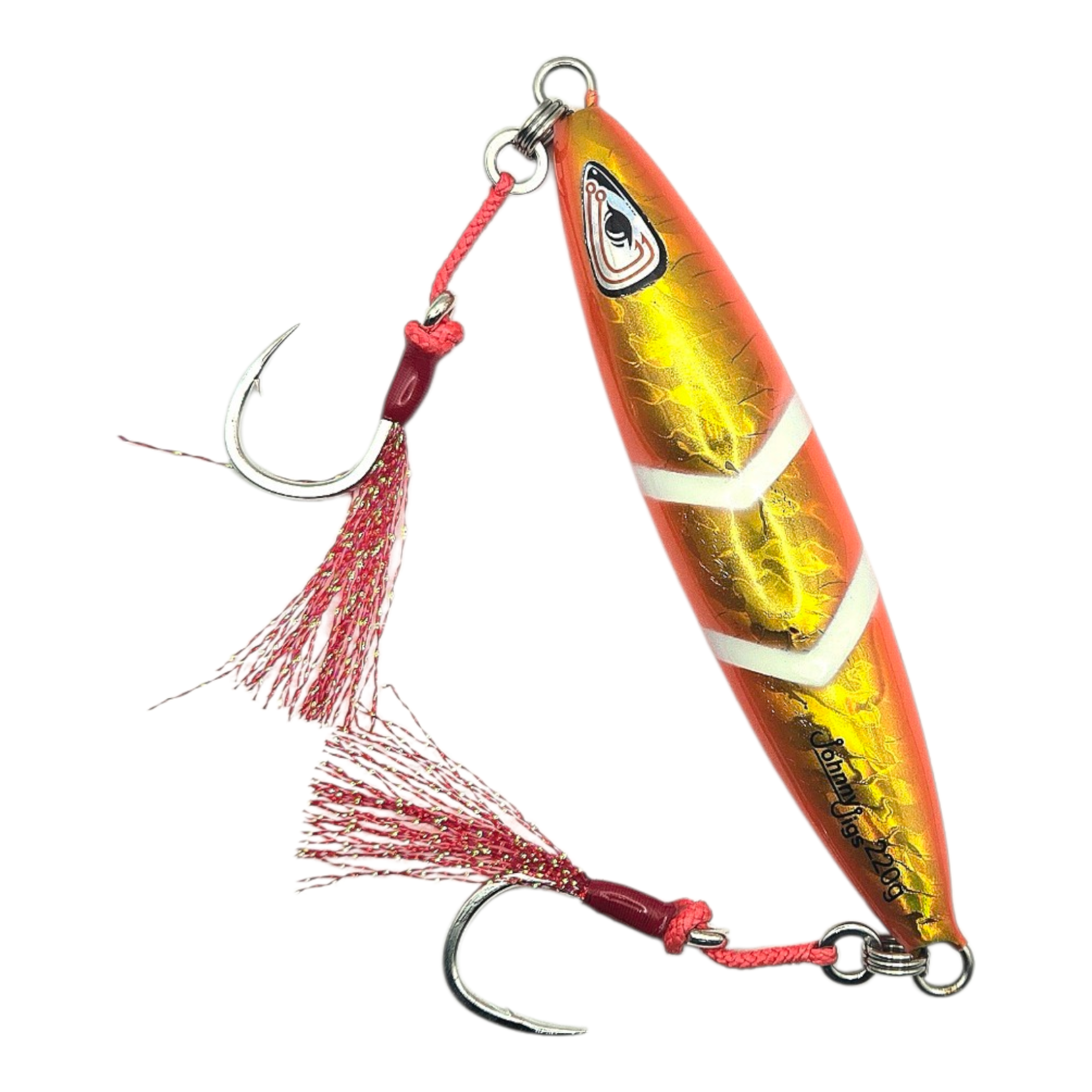 One Drop Orange/Gold Glow Slow Pitch Jig