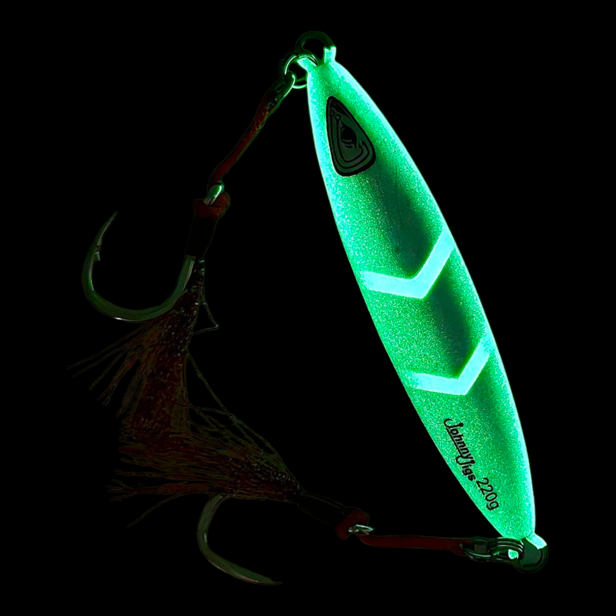 One Drop Silver Ghost Glow Slow Pitch Jig