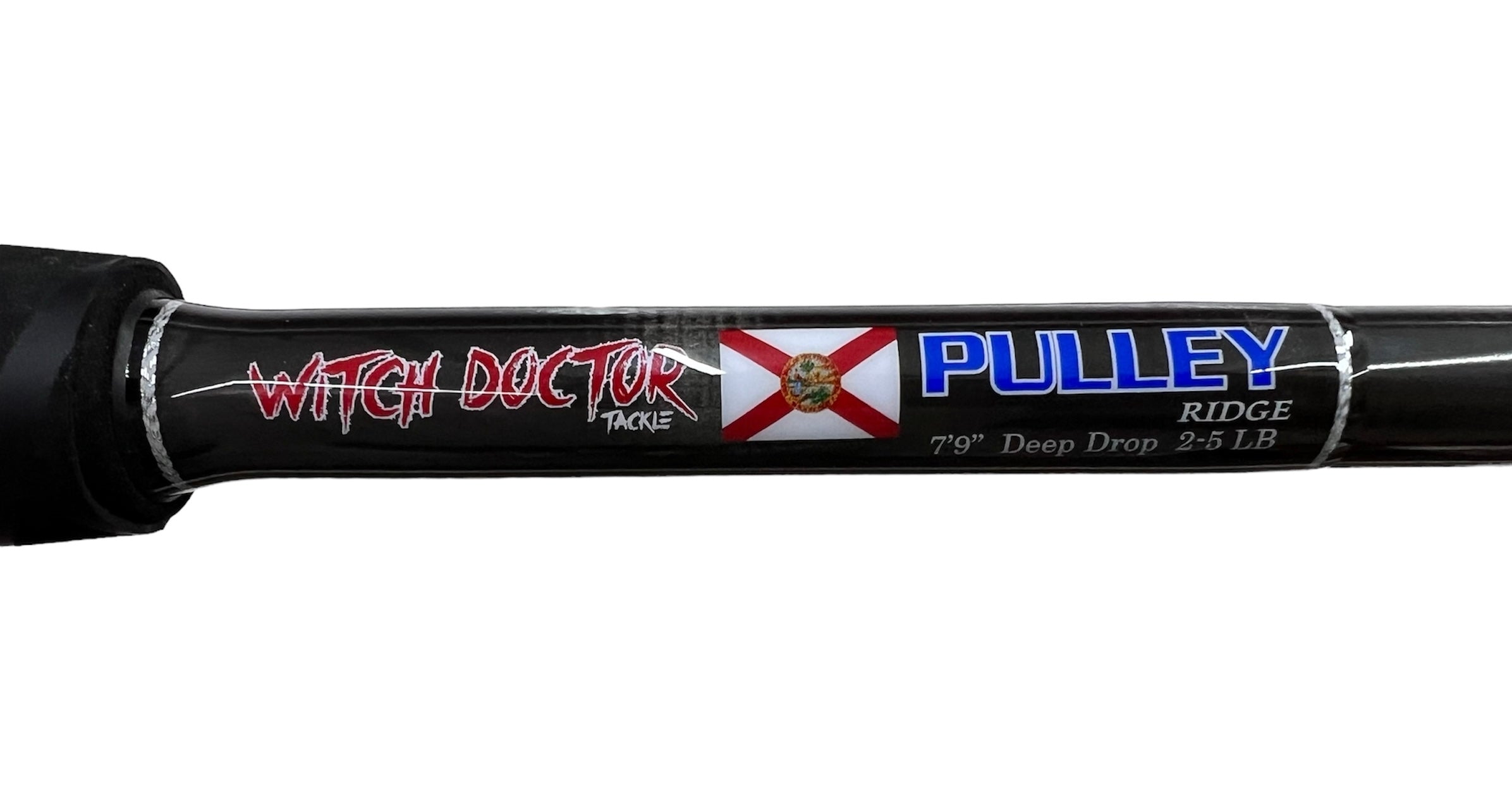 Witch Doctor "Pulley Ridge Edition" 7'9" Custom Graphite/Glass Bent Butt Bait/Jig Rod Setup