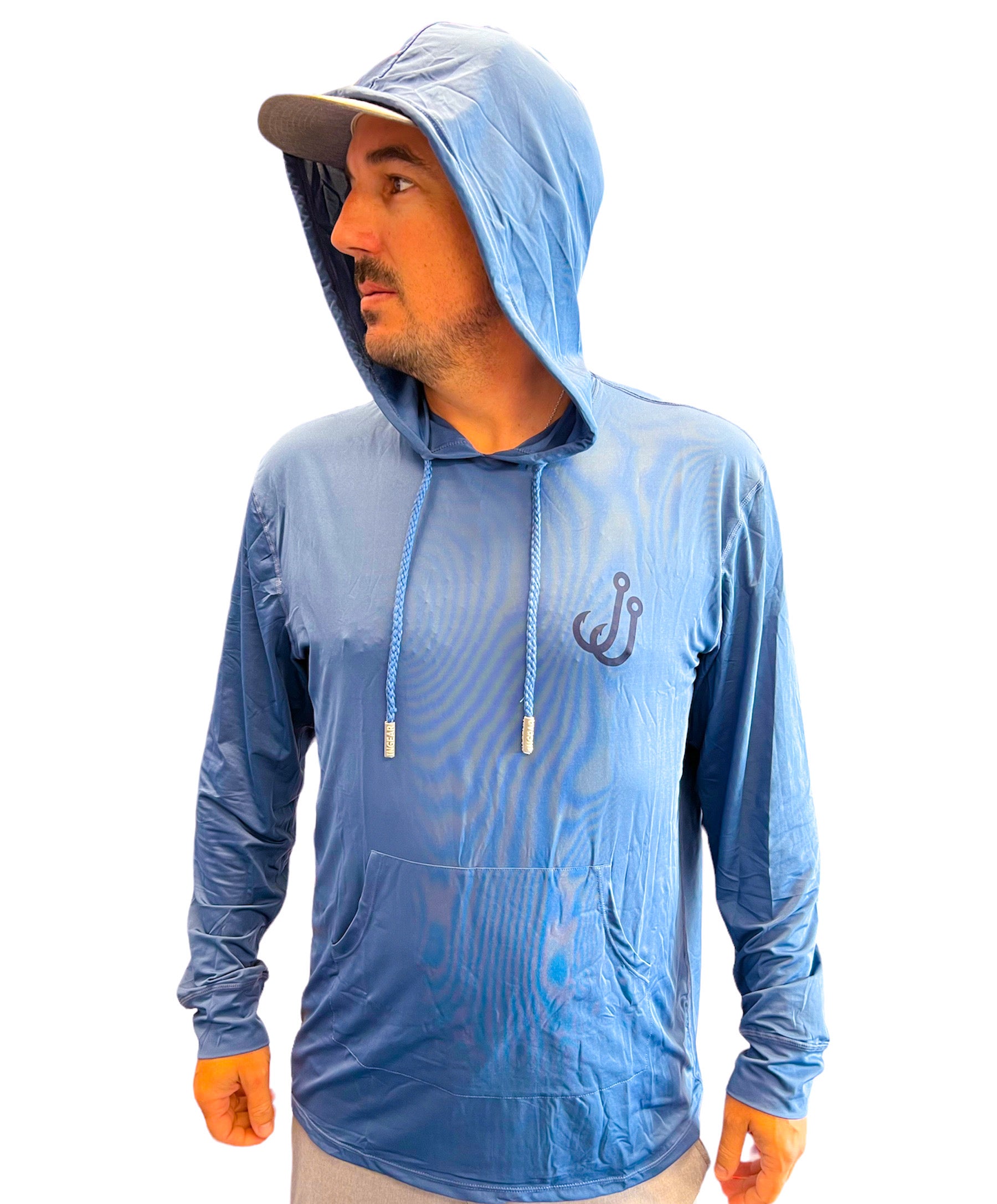 JohnnyJigs L/S UV Hooded Fishing Shirt