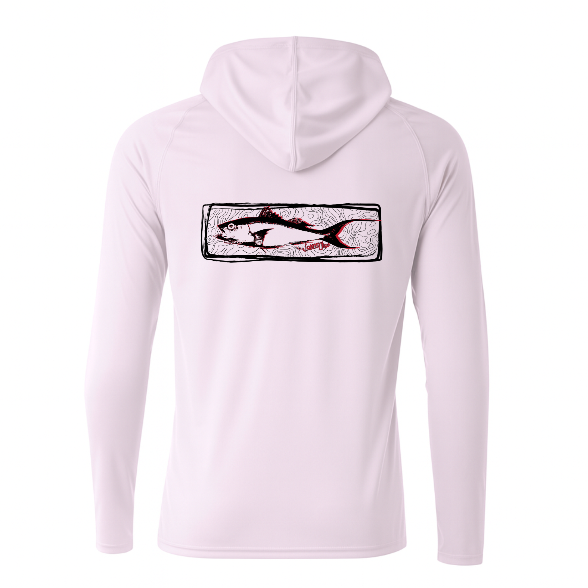Johnny Jigs Queen Snapper UV Hooded Long Sleeve Fishing Shirt – UPF 44+ Sun Protection