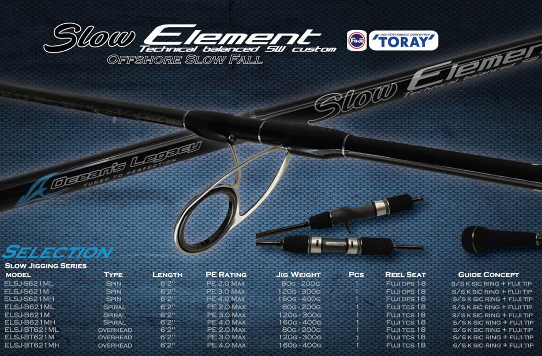 Ocean's Legacy Slow Element Rod