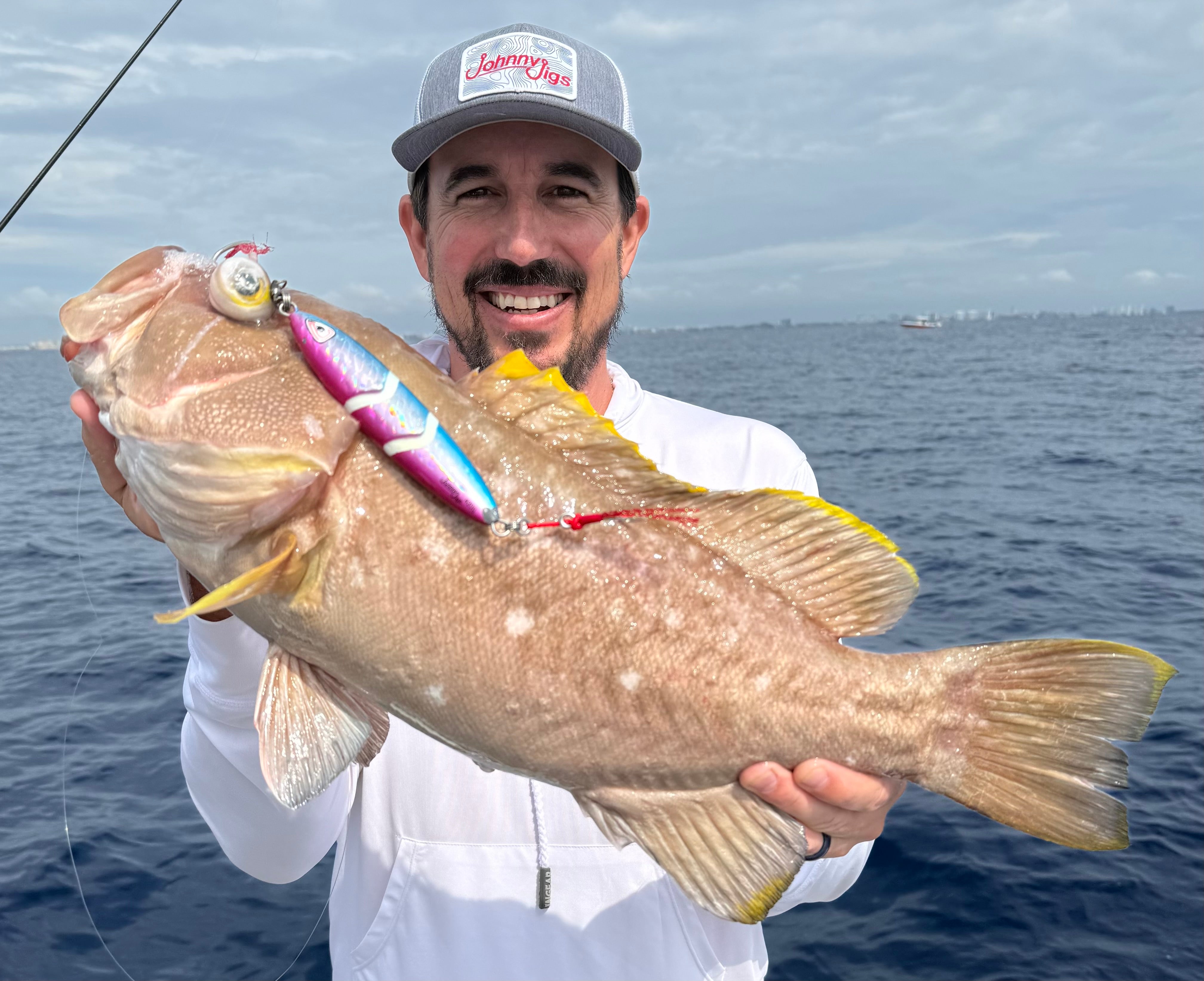 One Drop Blue/Pink Glow Slow Pitch Jig