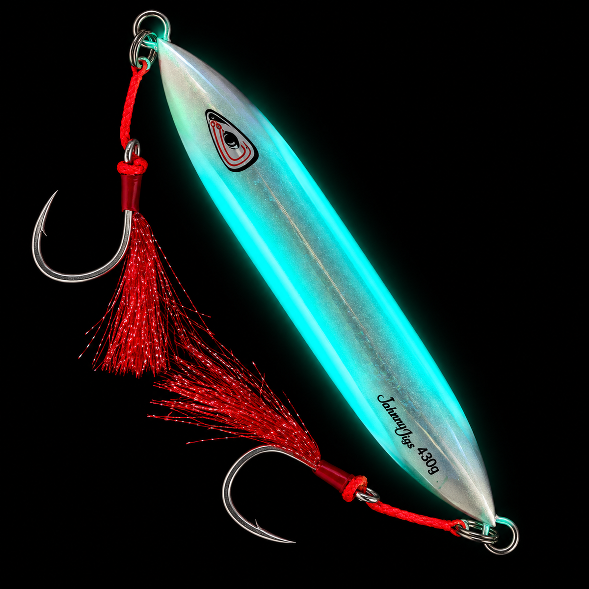 The Railer Silver Ghost Glow Slow Pitch Jig