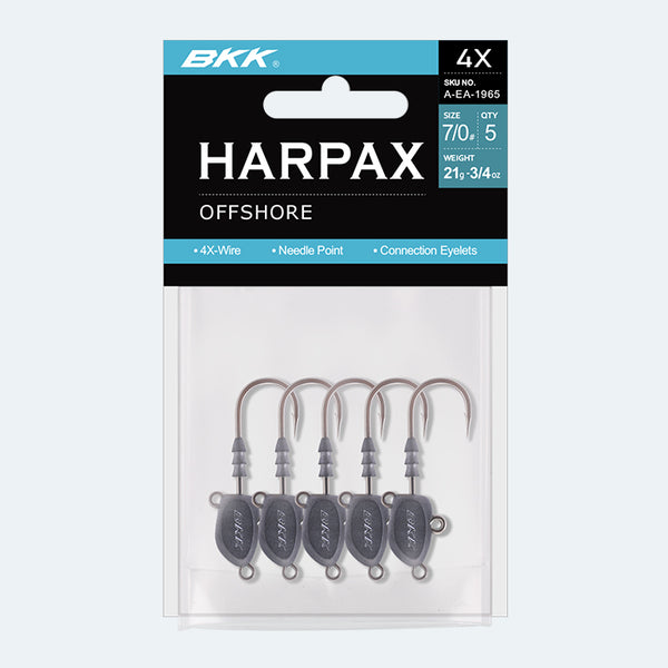 BKK Harpax Offshore Jighead | 4X Heavy Duty Saltwater Jig Heads
