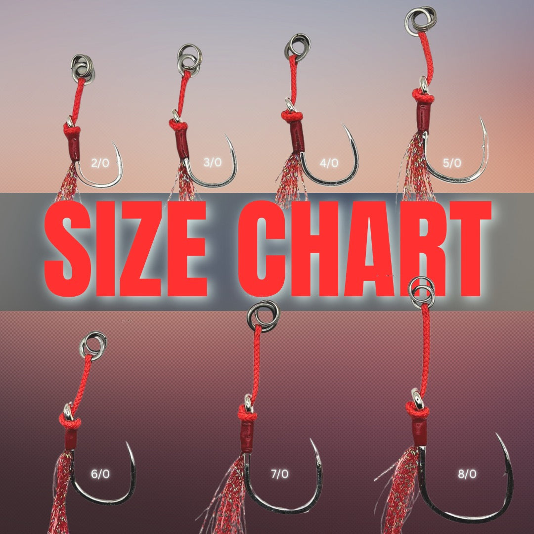 Pro Jigger™ Single Assist Hooks With Triple Split Ring