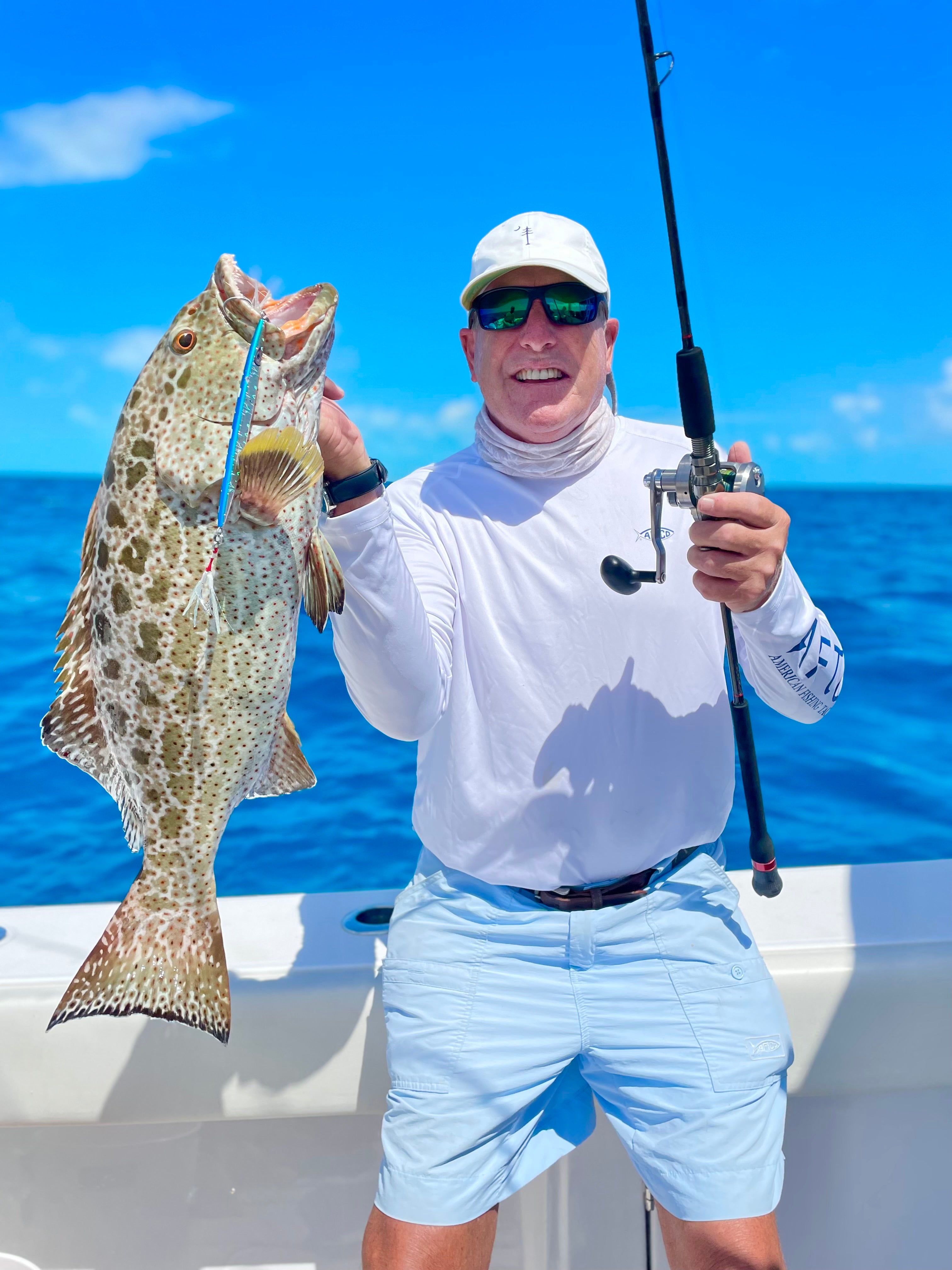 Torpedo Pink/Blue Glow Slow Pitch Jig | Johnny Jigs