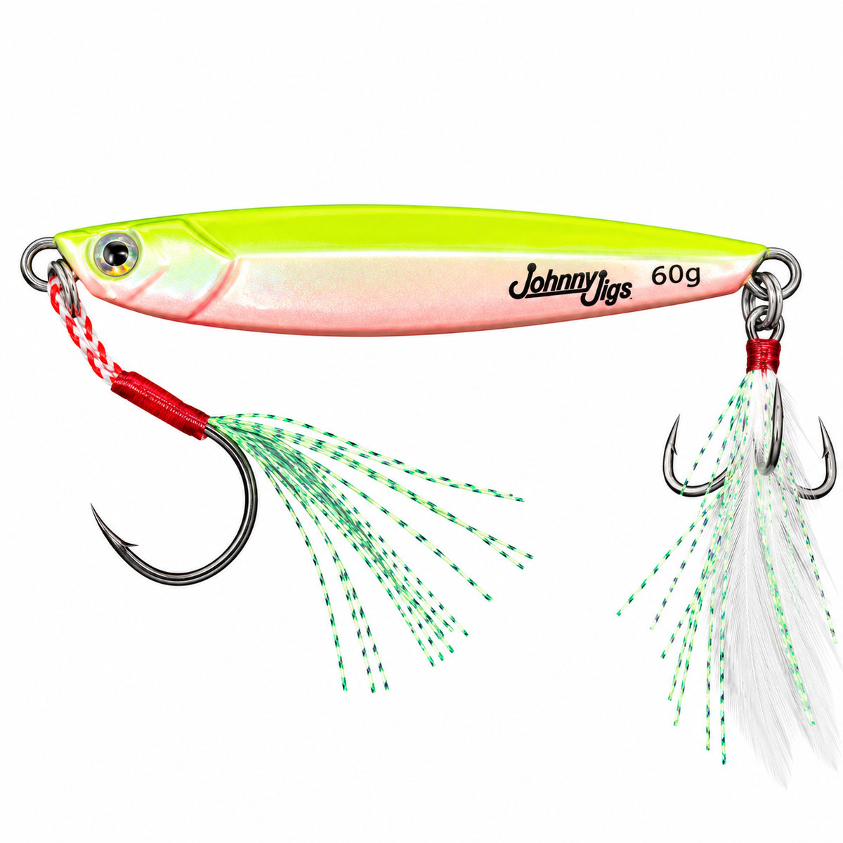 Johnny Jigs® Long Casting Jig - All Glow
