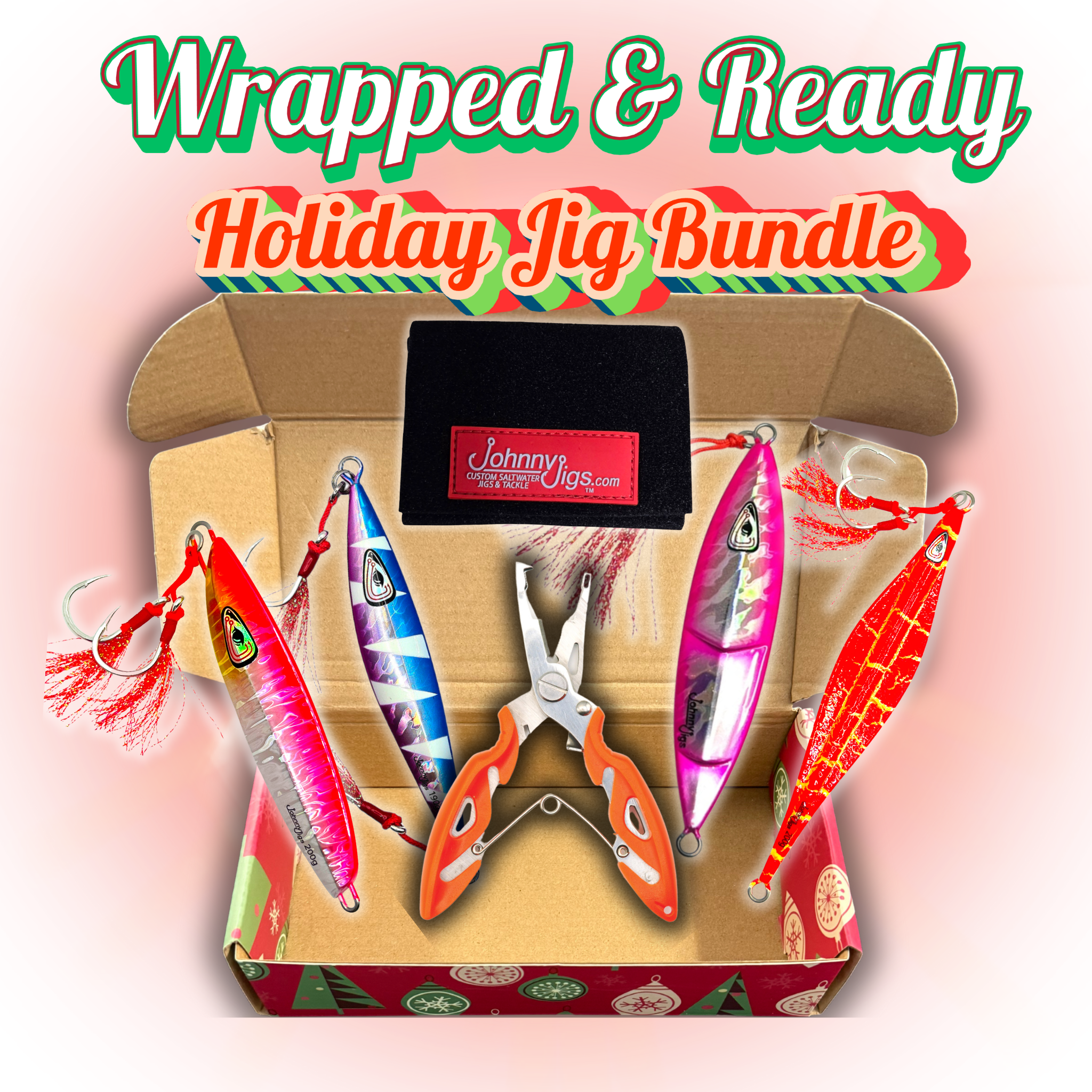 JohnnyJigs® Wrapped & Ready Holiday Jig Bundle