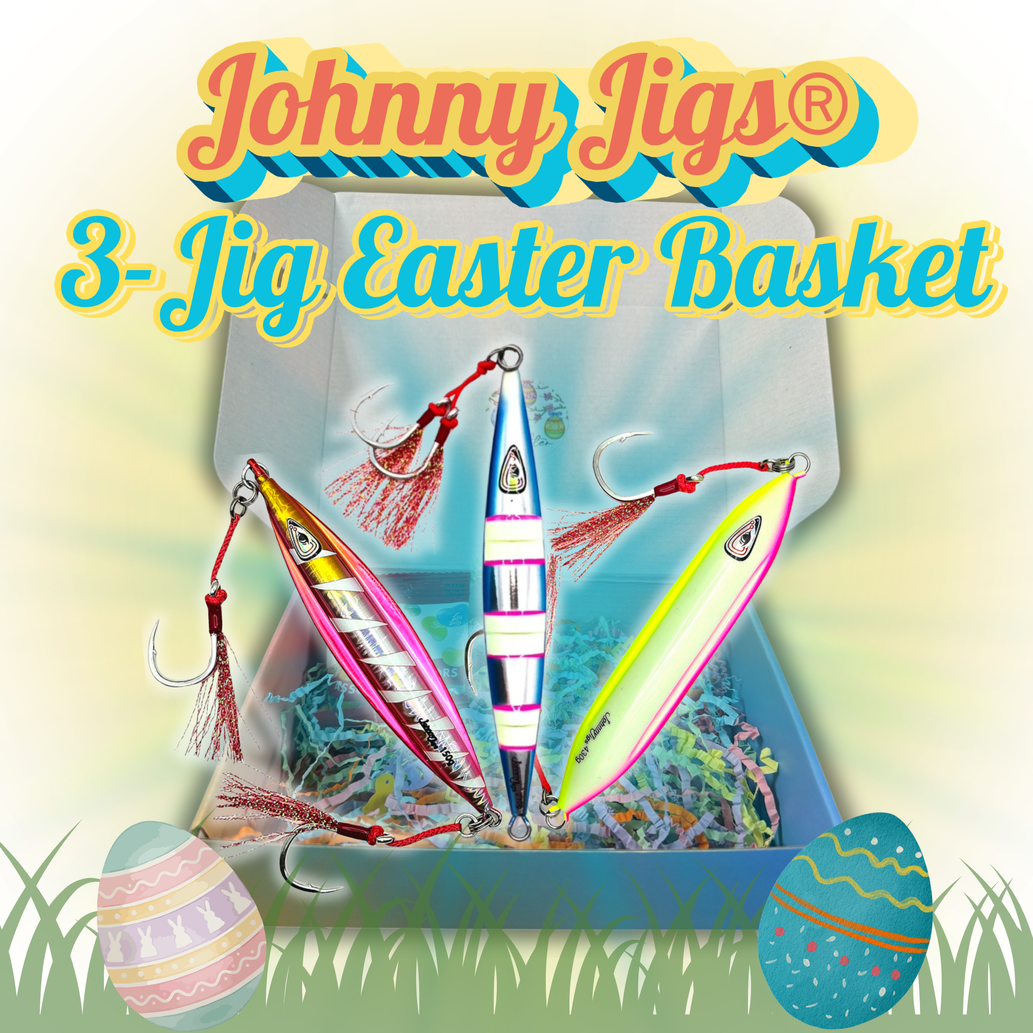 Johnny Jigs® 3-Jig Easter Basket